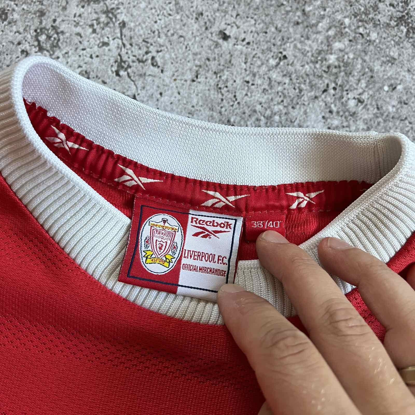 Vintage Rare Vintage 1997-98 Liverpool FC Home Soccer Jersey Sz L Size US L / EU 52-54 / 3 - 5 Thumbnail