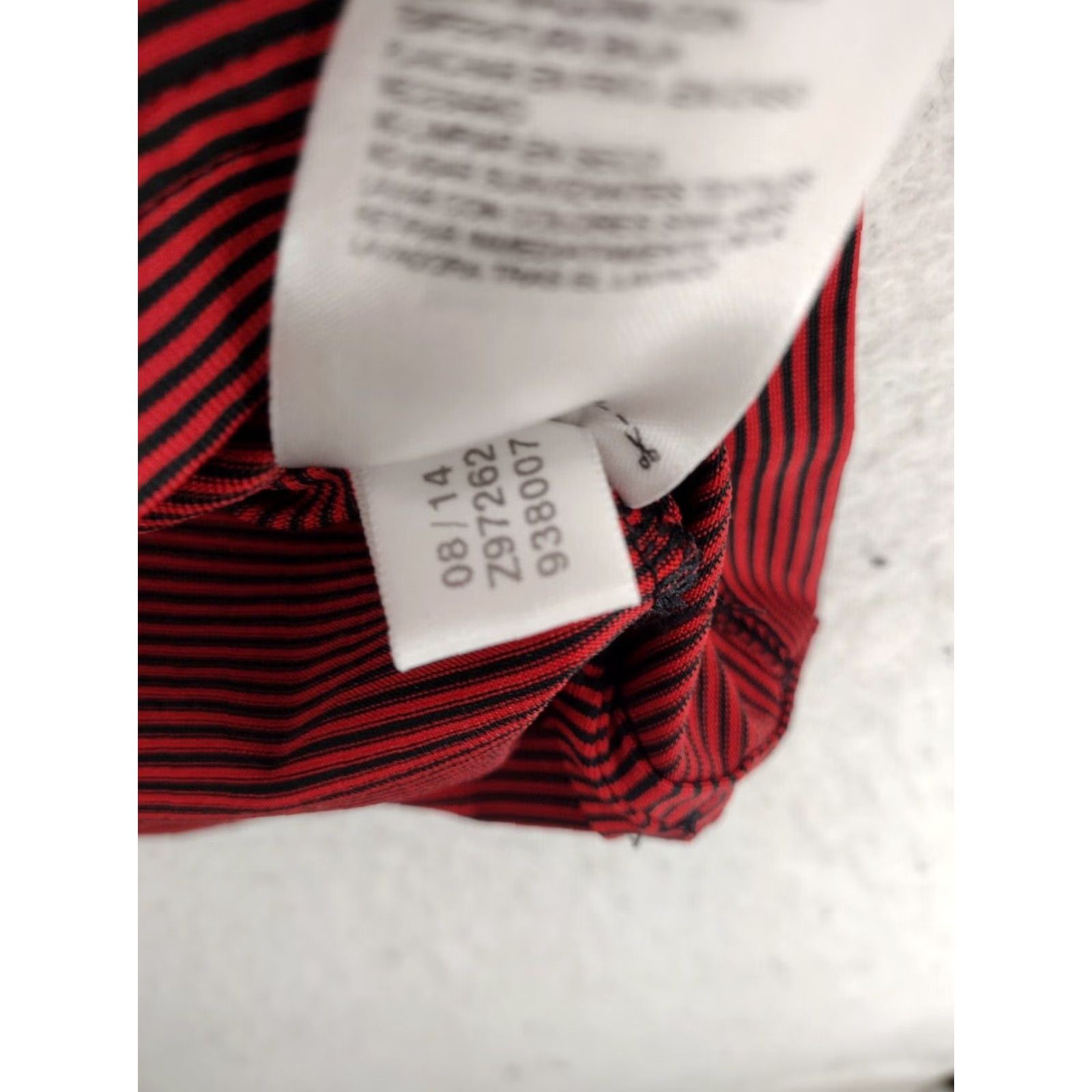 Adidas Adidas Polo Shirt Mens M Climalite Short Sleeve Red Stripes Logo Golf Shirt Size US M / EU 48-50 / 2 - 5 Thumbnail