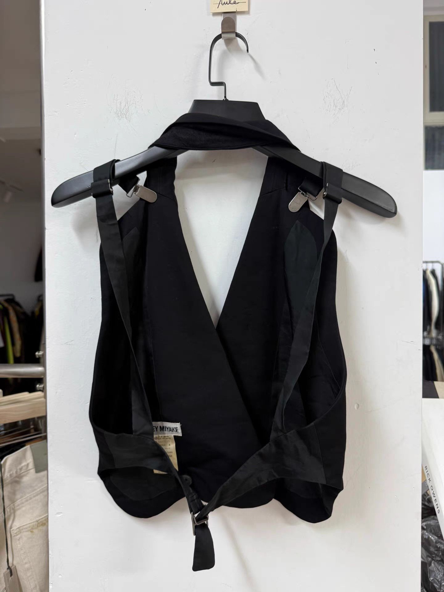 Issey Miyake Issey miyake Main Line Wool Fake Collar Vest K20 Size S / US 4 / IT 40 - 1 Thumbnail