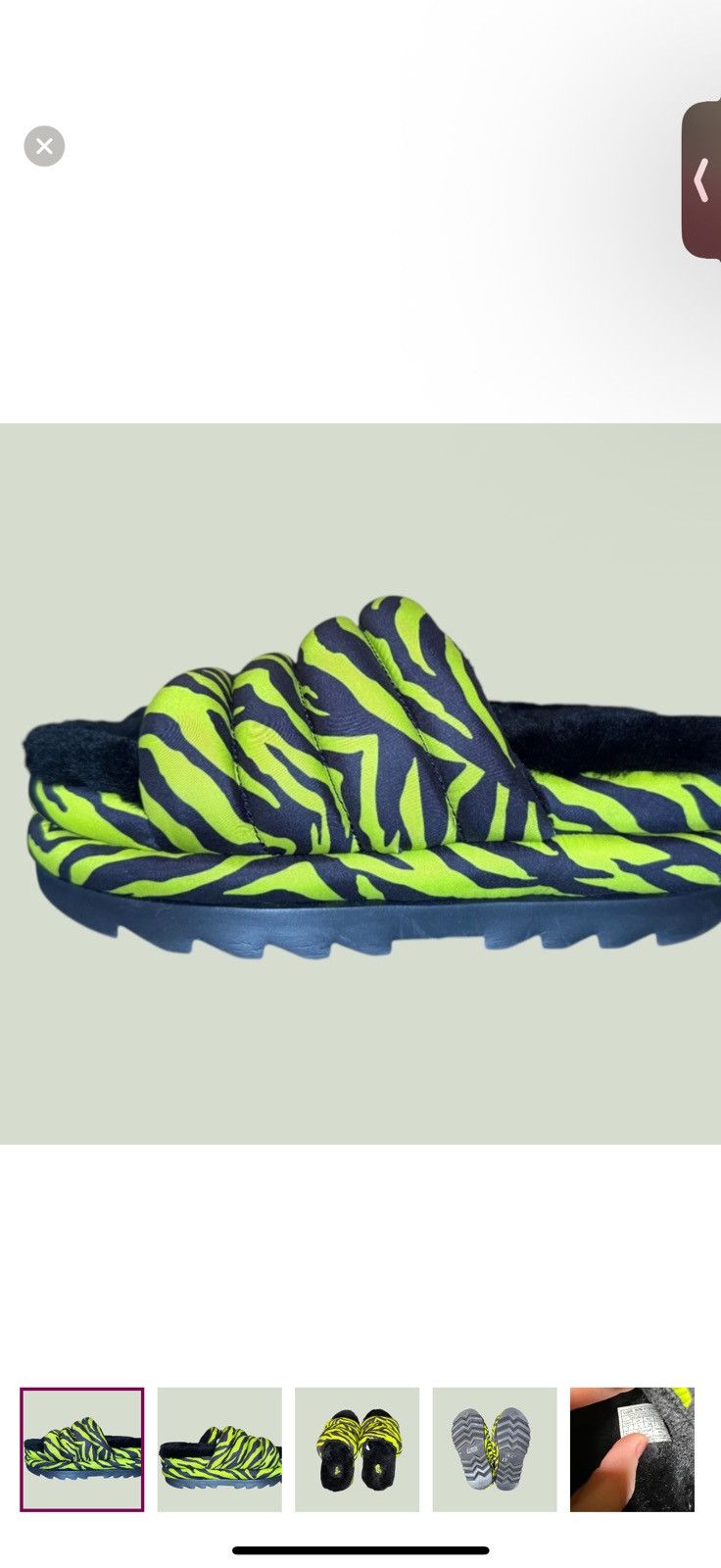 Ugg Maxi Slide Tiger Print