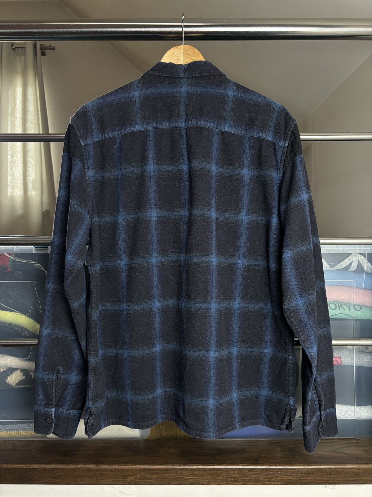 Allsaints AllSaints Checkered Flannel Overshirt Shirt Workwear Size US XL / EU 56 / 4 - 3 Thumbnail