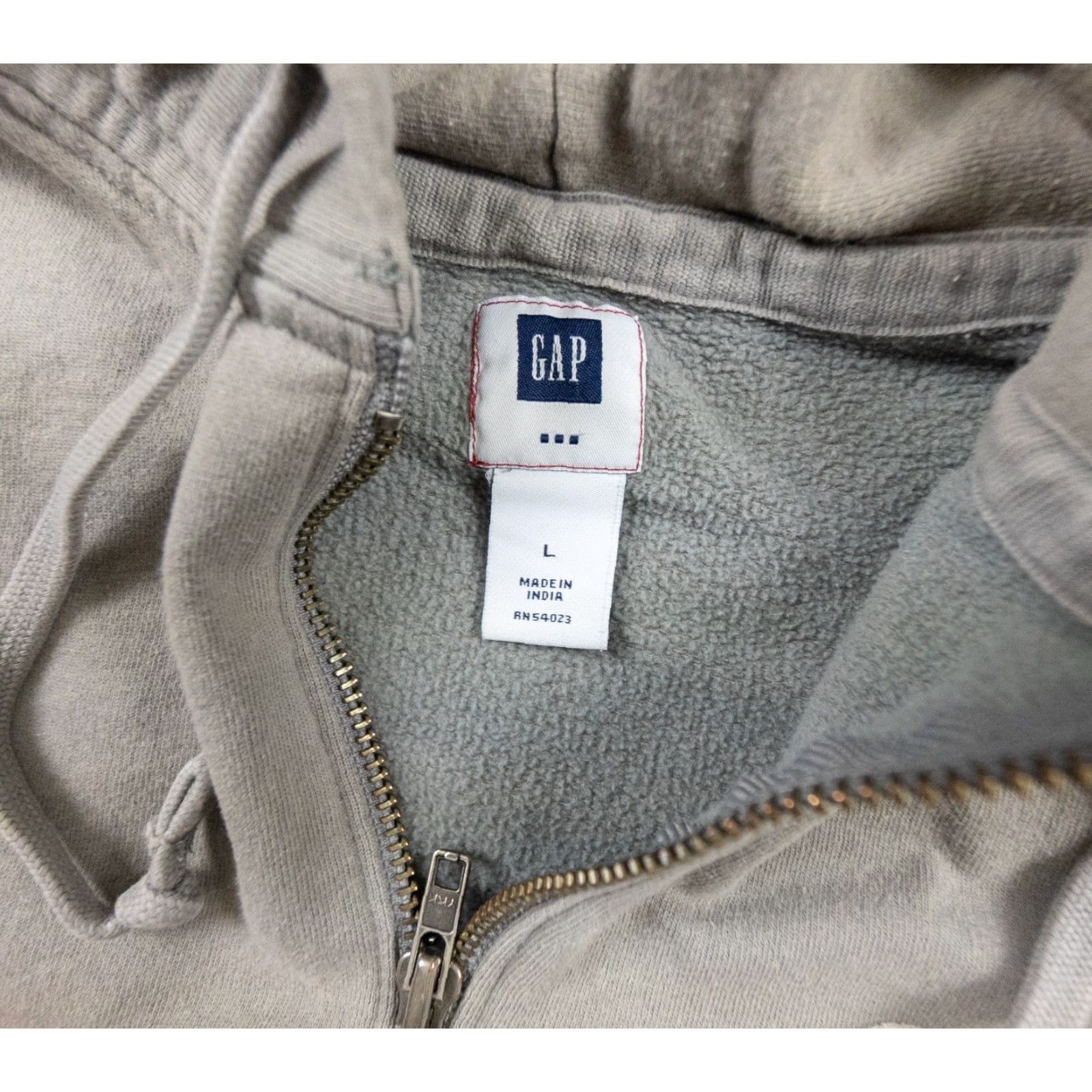 Gap Gap Sweatshirt Women's Large Gray Full Zip Hoodie Size L / US 10 / IT 46 - 5 Thumbnail