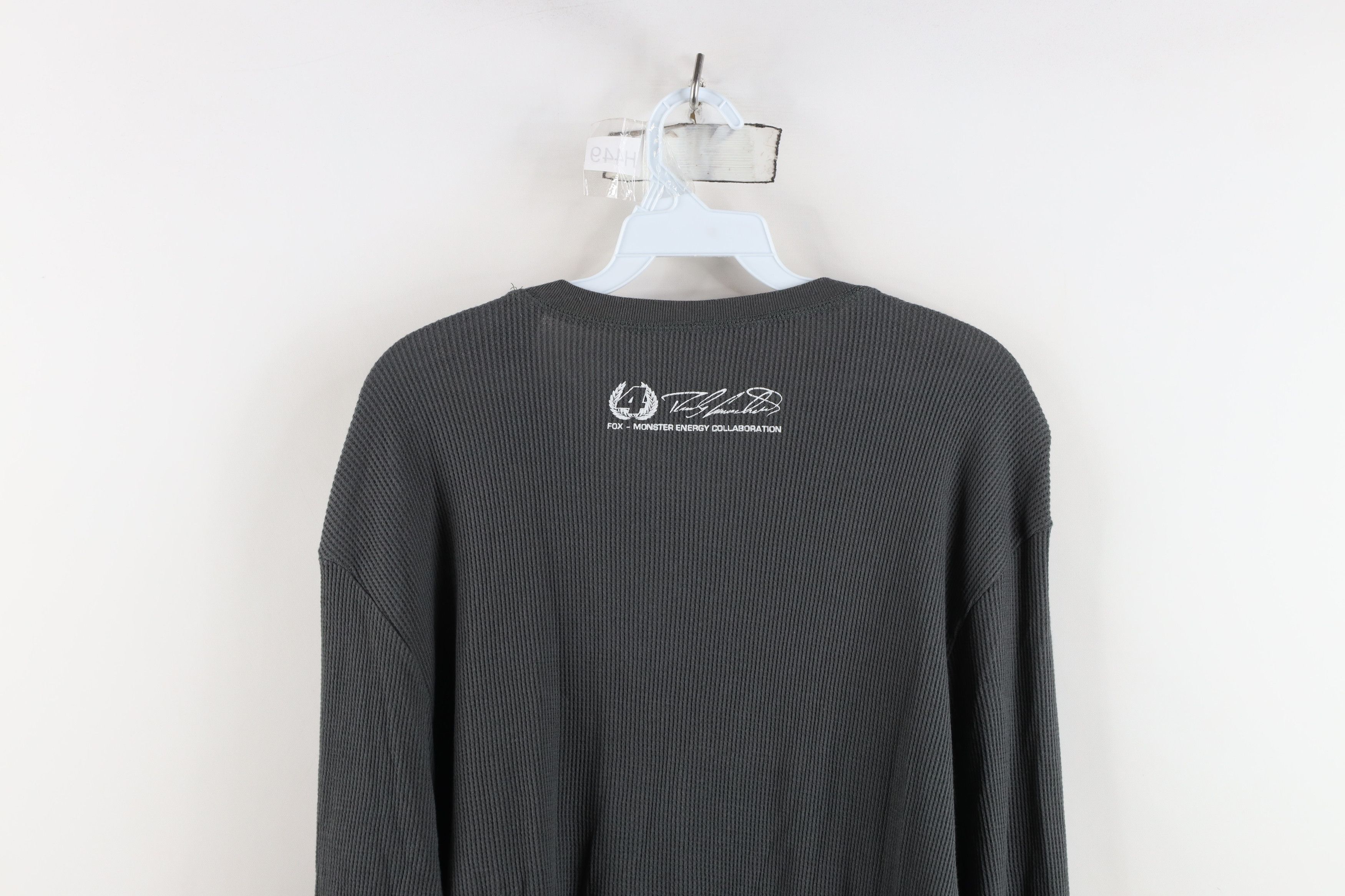 Fox Racing Fox Racing x Monster Energy Thermal Waffle Knit T-Shirt Size US XL / EU 56 / 4 - 14 Thumbnail