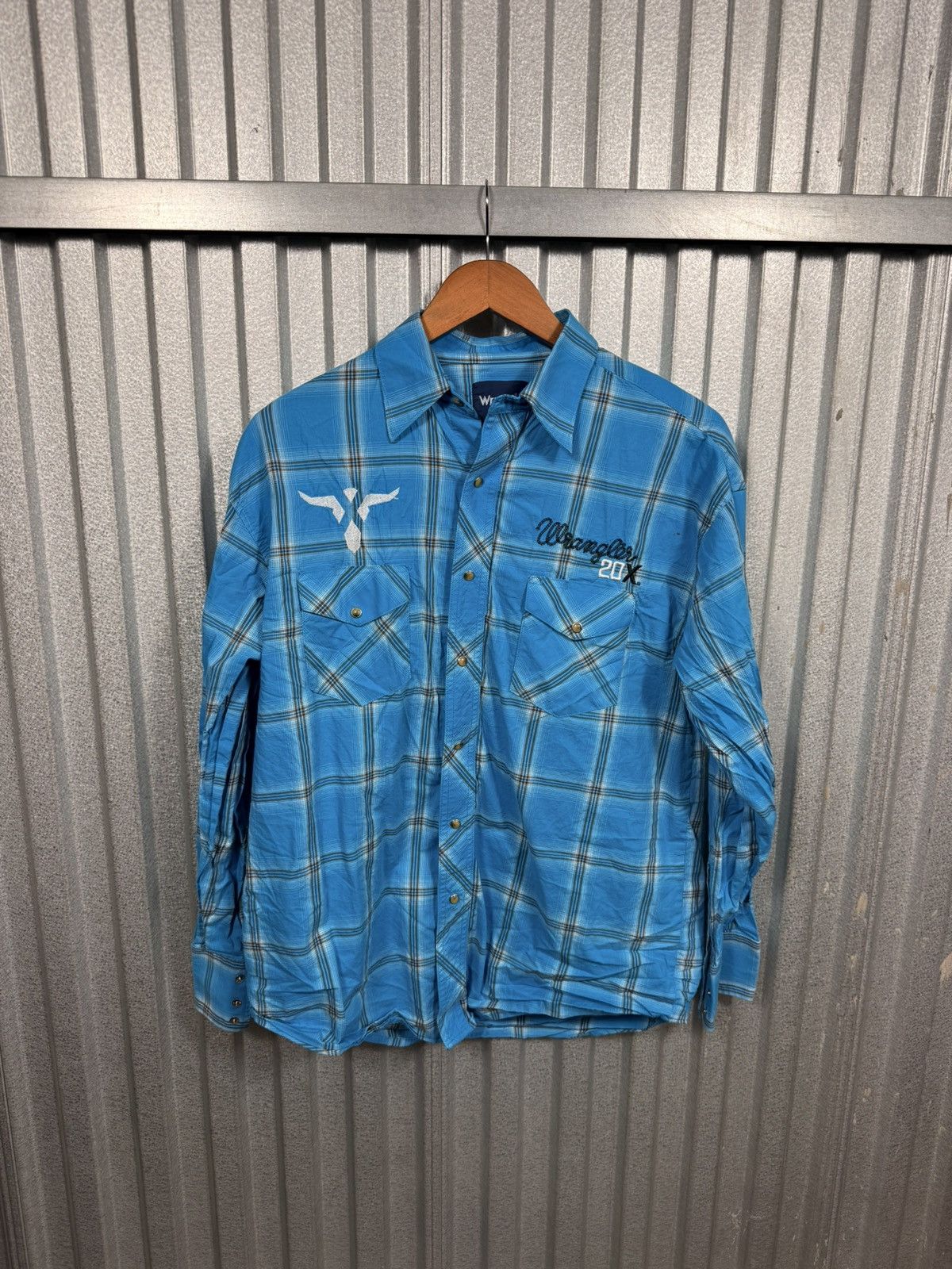 Wrangler Wrangler 20x Western Rodeo Embroidered Pearl Snap Shirt Size US M / EU 48-50 / 2 - 6 Thumbnail