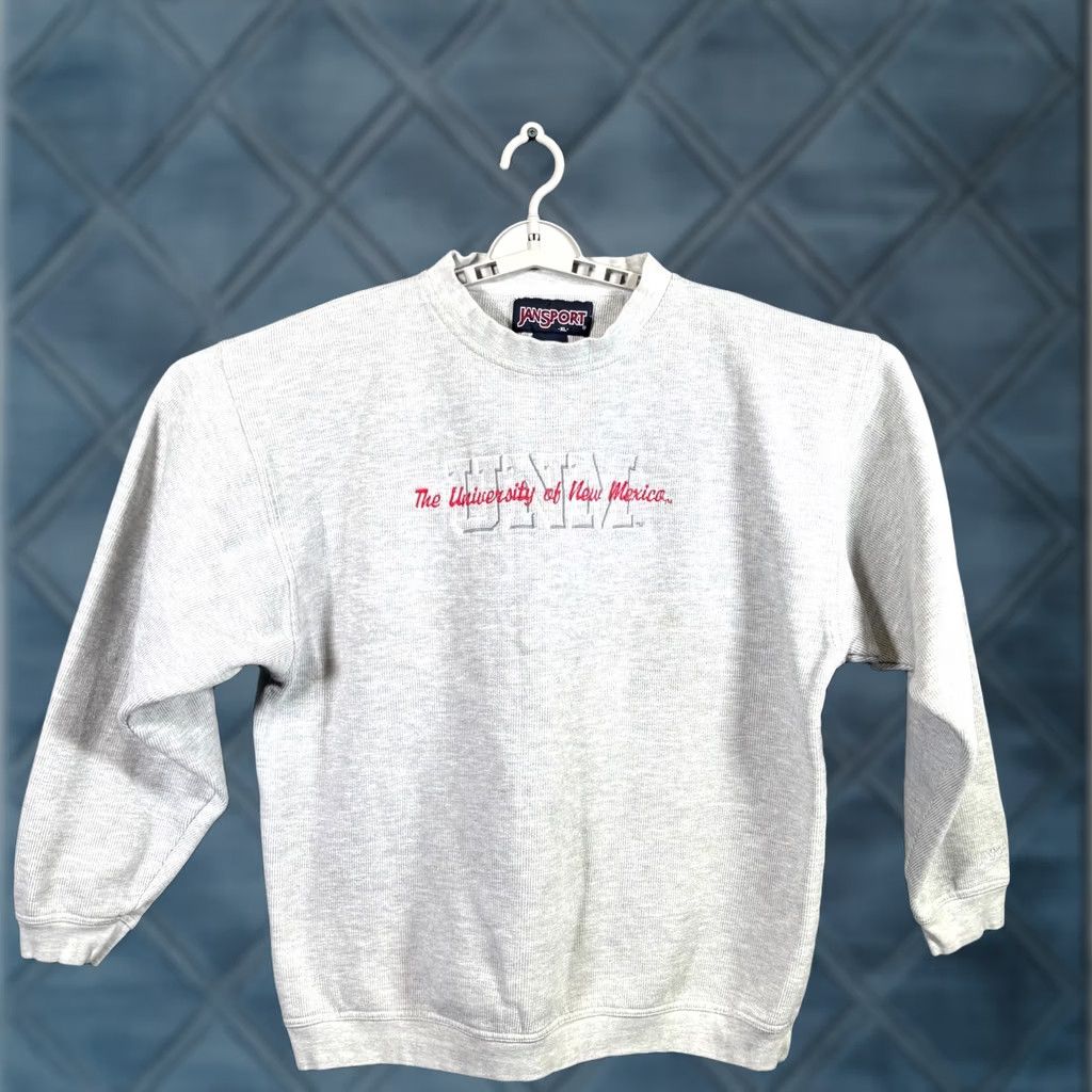 Jansport Jansport Sweatshirt Mens XL Gray The University of New Mexico Pullover Crew Neck Size US XL / EU 56 / 4 - 1 Thumbnail