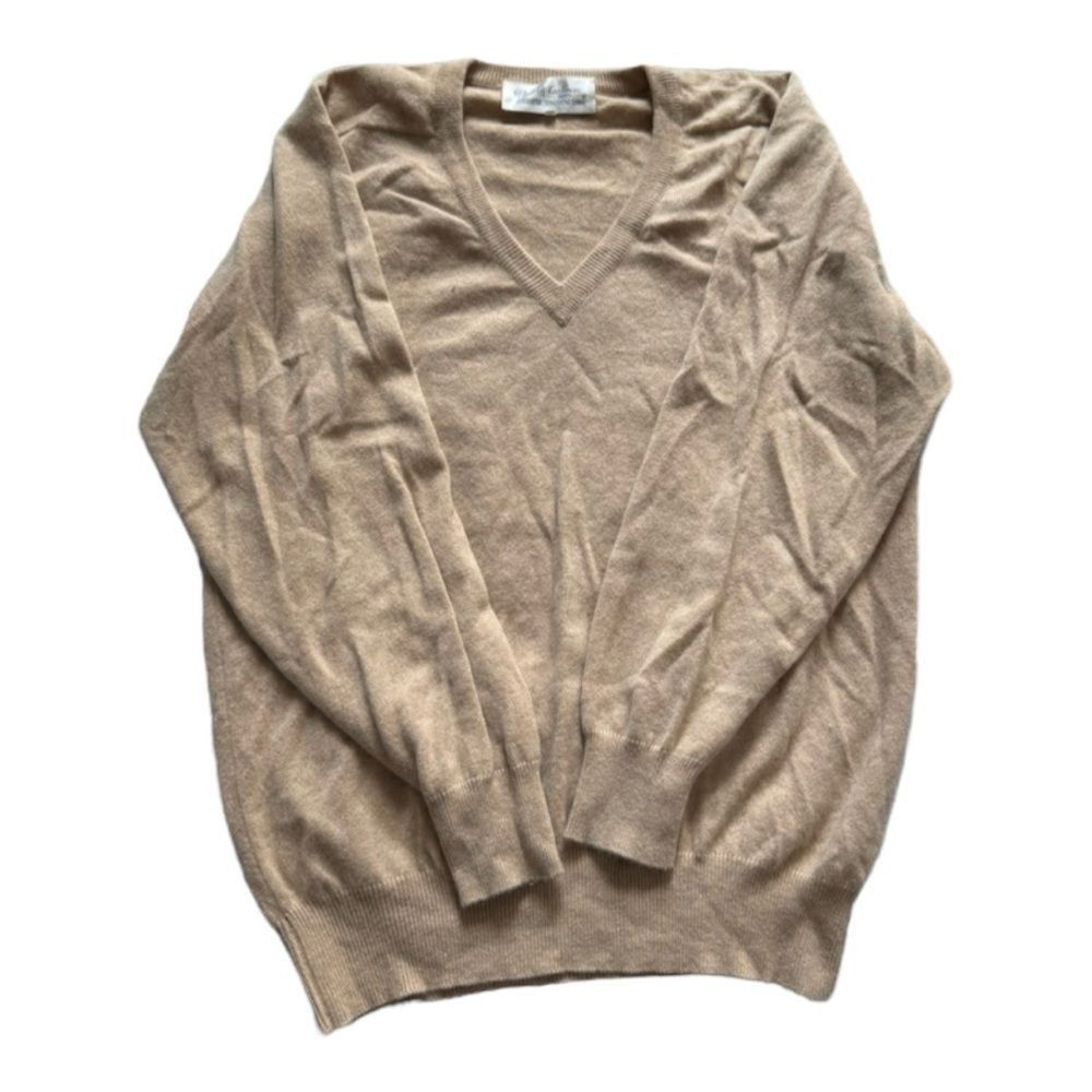 Other EERDUOSI Men's 100% Cashmere V-Neck Pullover Sweater Size 42 Size US L / EU 52-54 / 3 - 4 Thumbnail