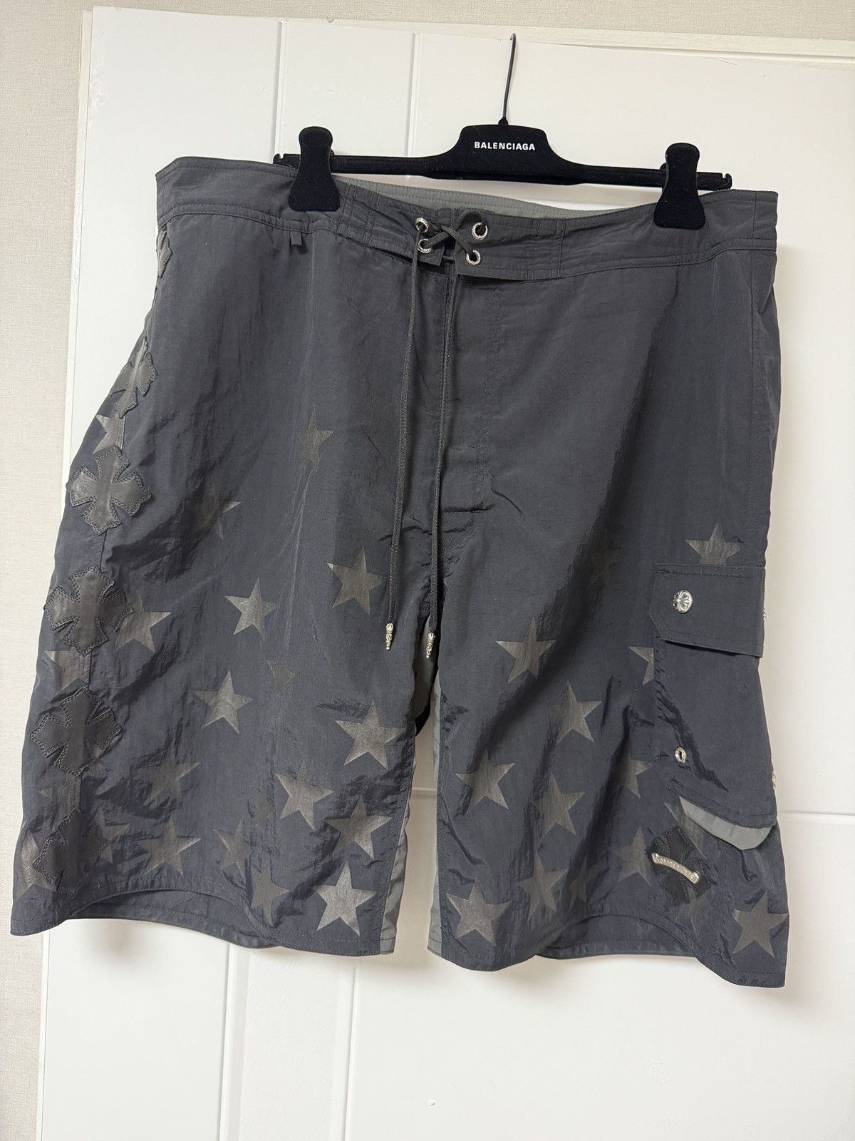 Chrome Hearts chrome hearts star cross shorts Size US 38 / EU 54 - 1 Thumbnail