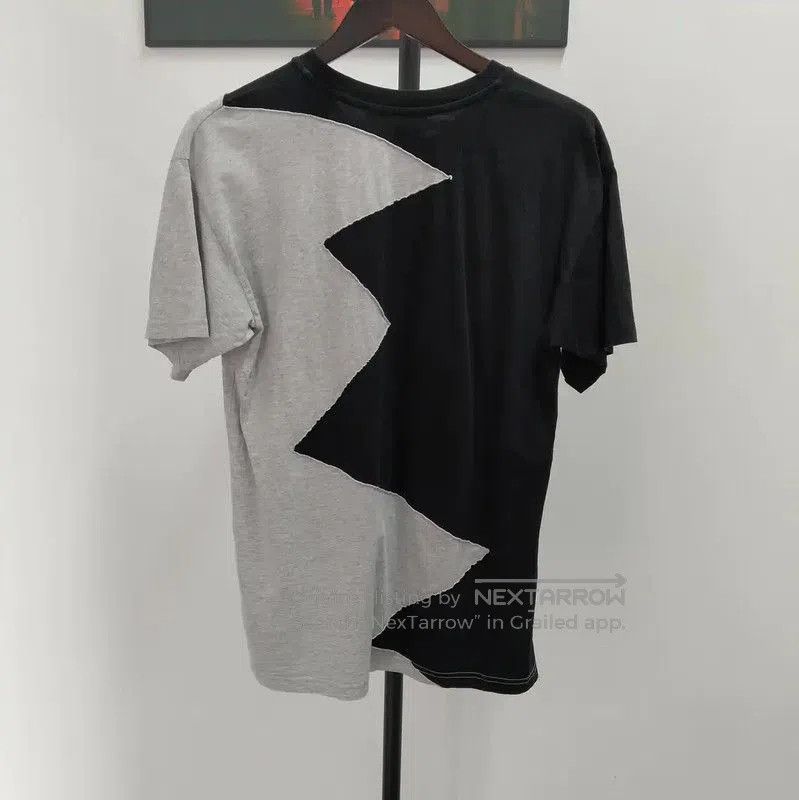 Moschino Moschino Black and Gray Graphic Summer T-Shirt . Size M / US 6-8 / IT 42-44 - 2 Thumbnail