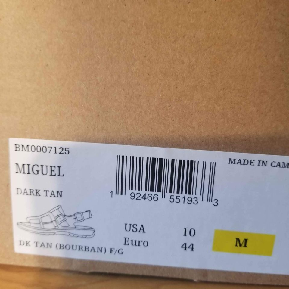 Born Born Miguel F/G Sandals - Leather Men's - Bourban US 11 Size US 11 / EU 44 - 5 Thumbnail