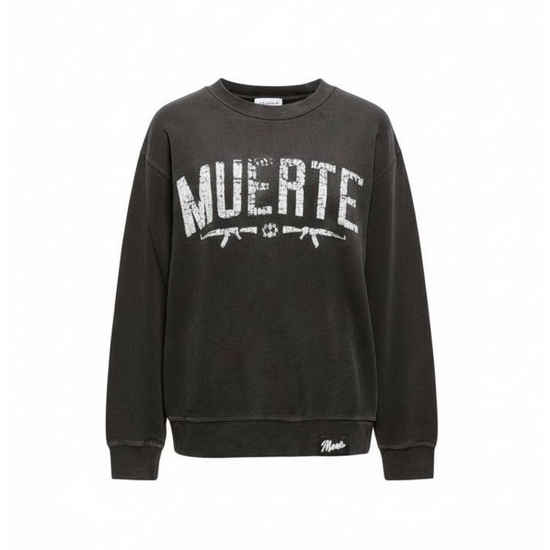 Gildan Men's Hasta Muerte Black Crewneck Sweatshirt Hustle Money- M Size US M / EU 48-50 / 2 - 1 Thumbnail