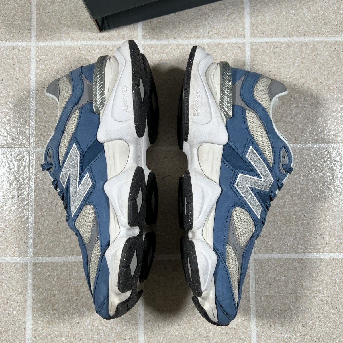 New Balance New Balance 9060CTC Blue White Gray Men's Sneakers Sz 12 Size US 12 / EU 45 - 8 Thumbnail