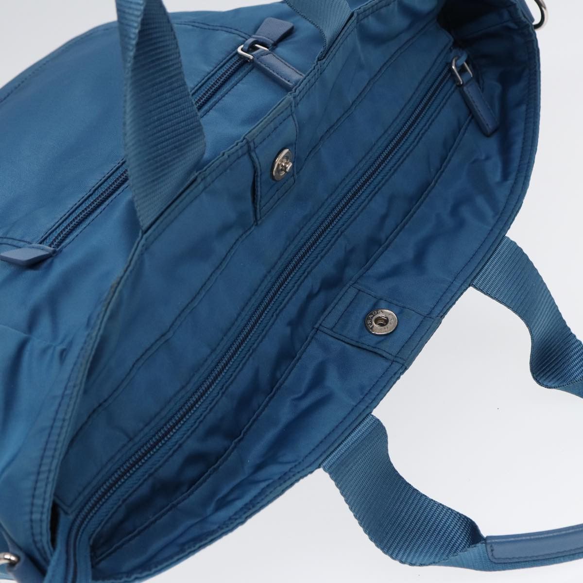 Prada PRADA Shoulder Bag Nylon Blue Silver Size ONE SIZE - 7 Thumbnail
