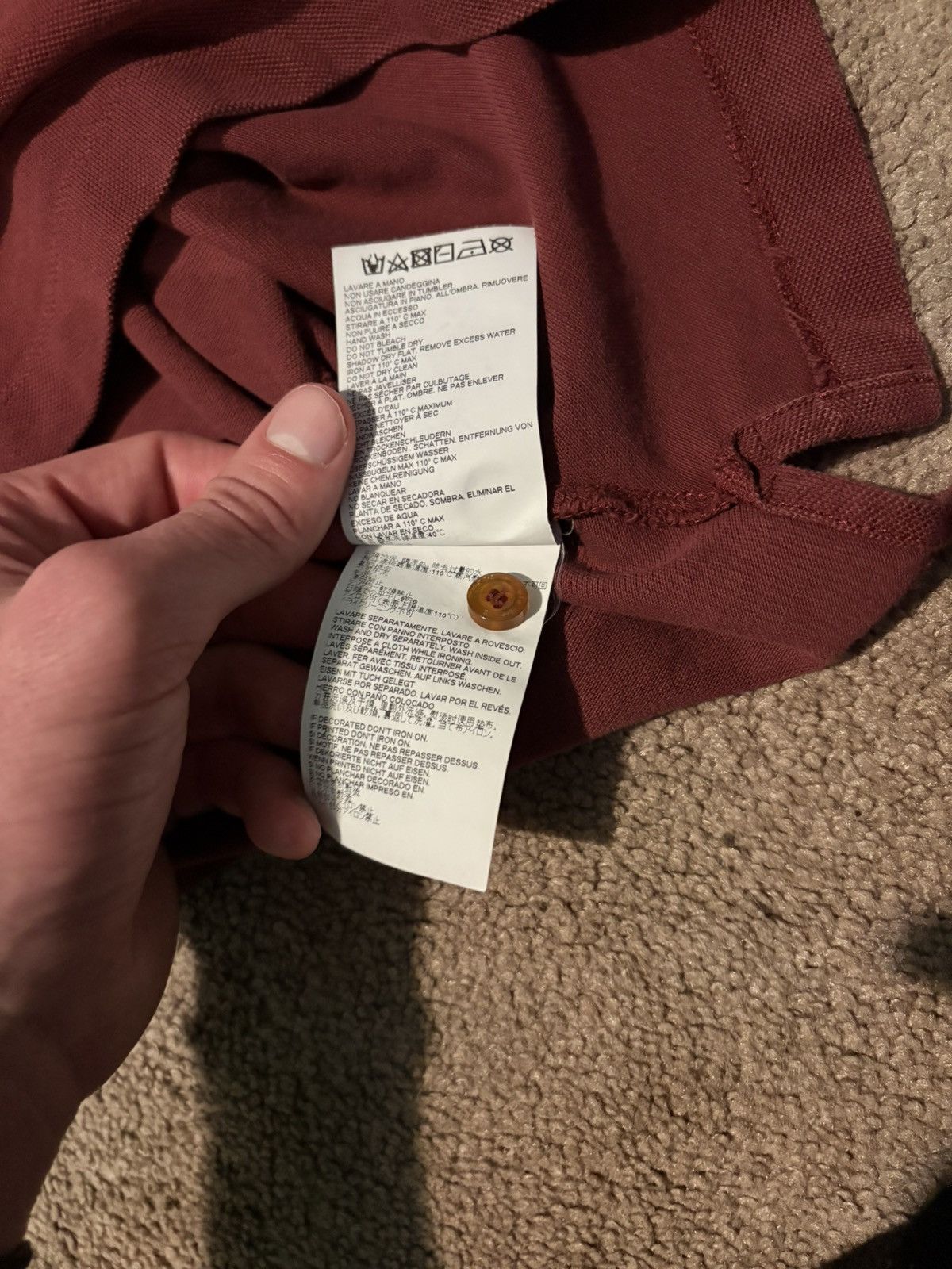 Vivienne Westwood Vivienne Westwood Red Polo with Planet Logo Size US M / EU 48-50 / 2 - 5 Thumbnail