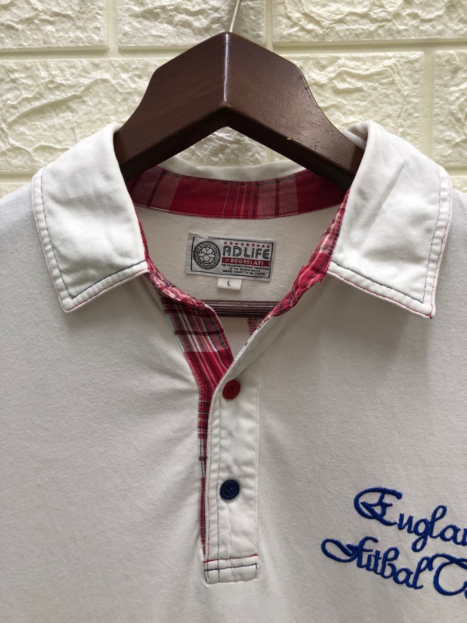 Japanese Brand vintage Adlife england futbal team engalmd evidences 7 Size US L / EU 52-54 / 3 - 7 Thumbnail