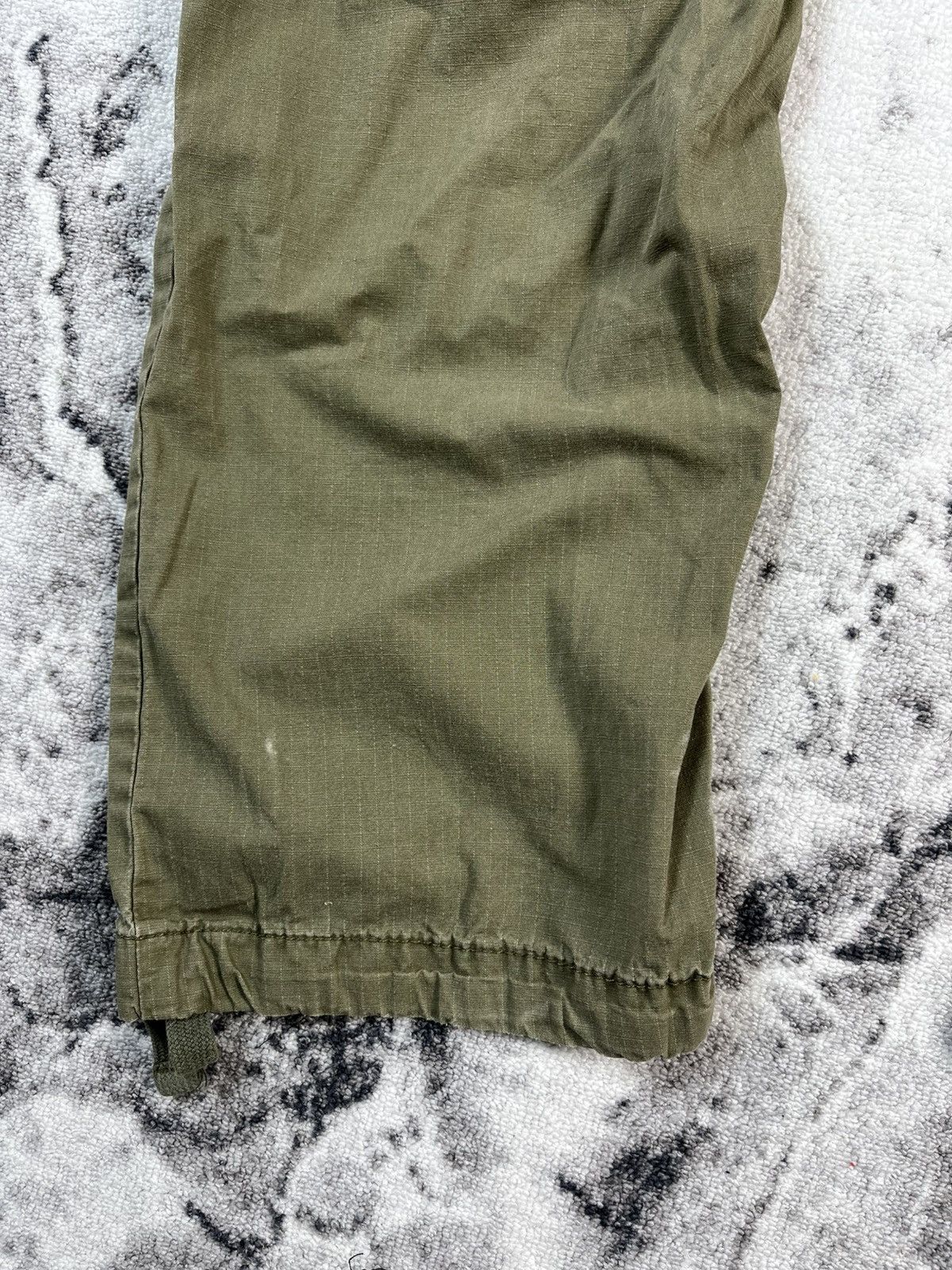 Vintage Olive Cargo Pants Multi Pocket Military Style Wide Size US 34 / EU 50 - 12 Thumbnail