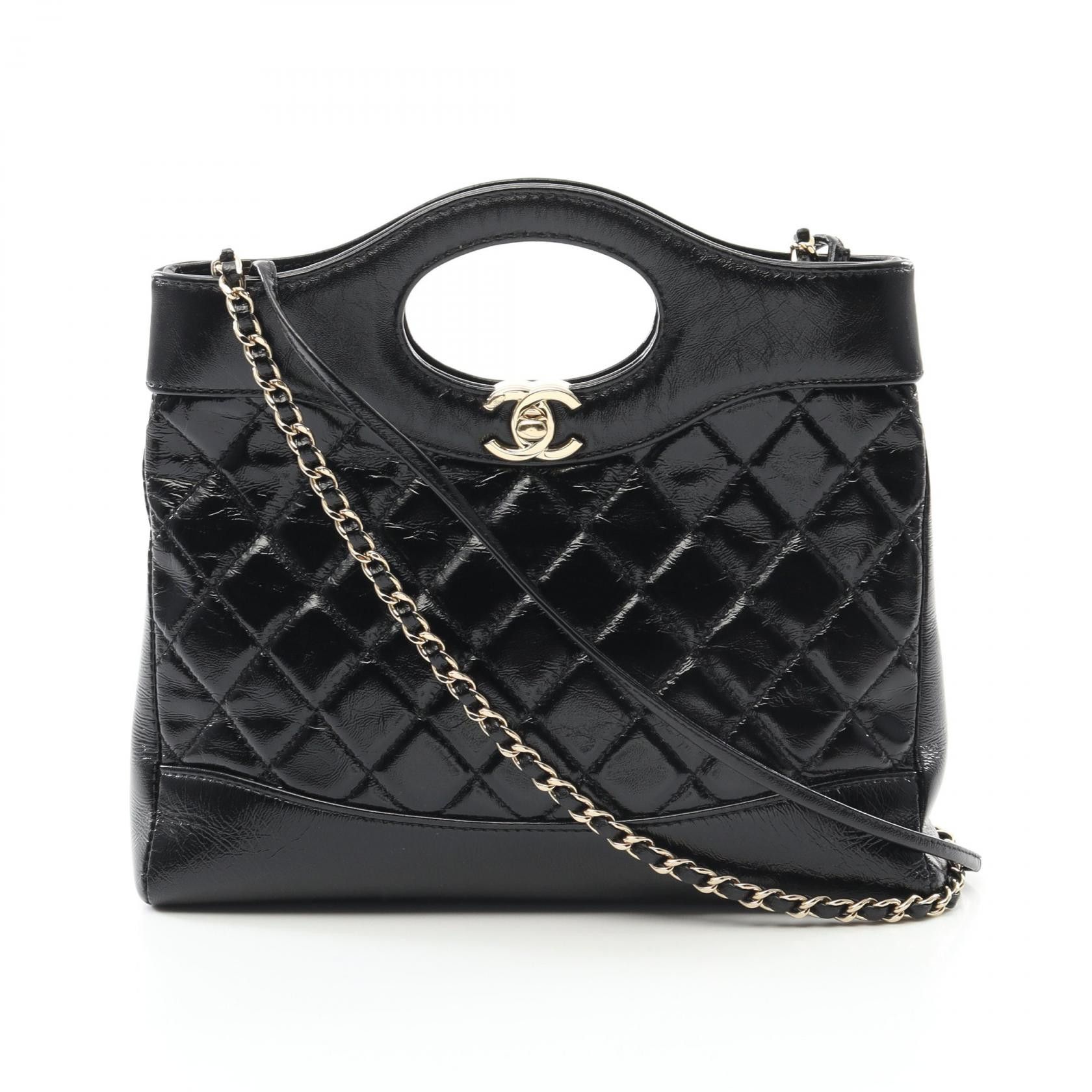 Chanel Chanel Chanel 31 Leather Shoulder Bag Leather Shoulder Bag As4133 in Black, Women's
