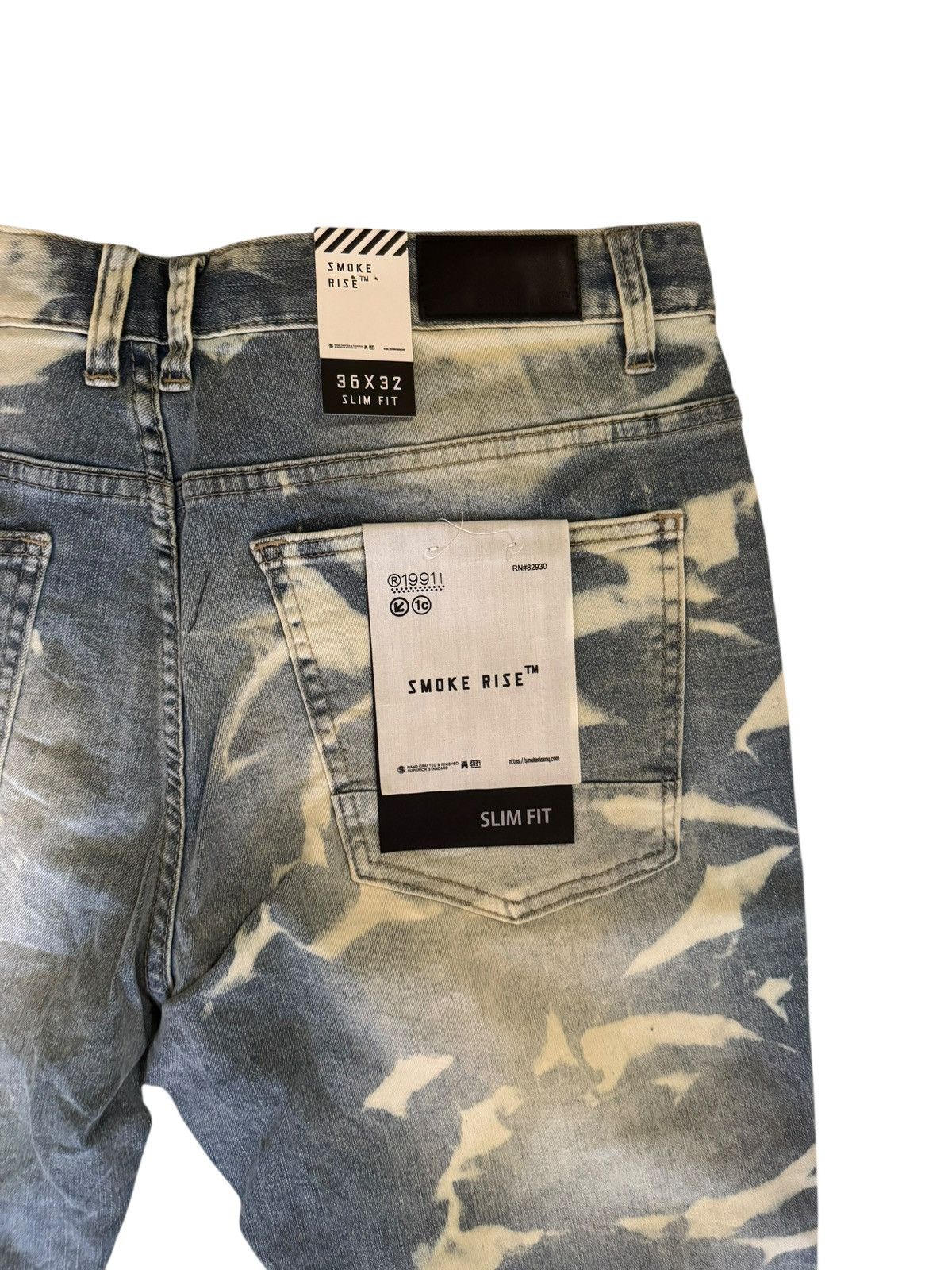 Smoke Rise Men Slim fit jeans Size US 36 / EU 52 - 6 Thumbnail