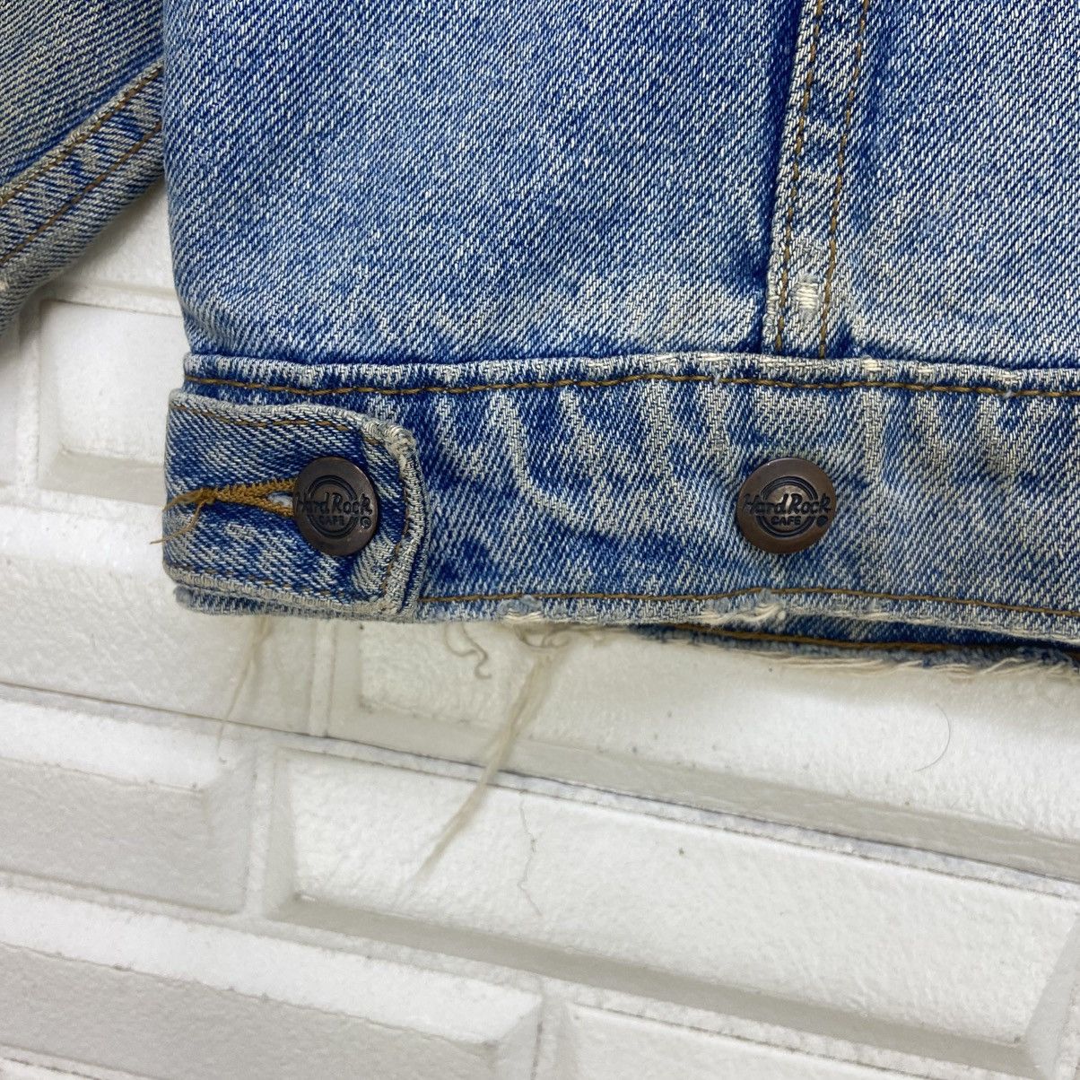 Hard Rock Cafe Vintage Hard Rock Cafe Bangkok Denim Trucker Jacket Size US M / EU 48-50 / 2 - 16 Thumbnail