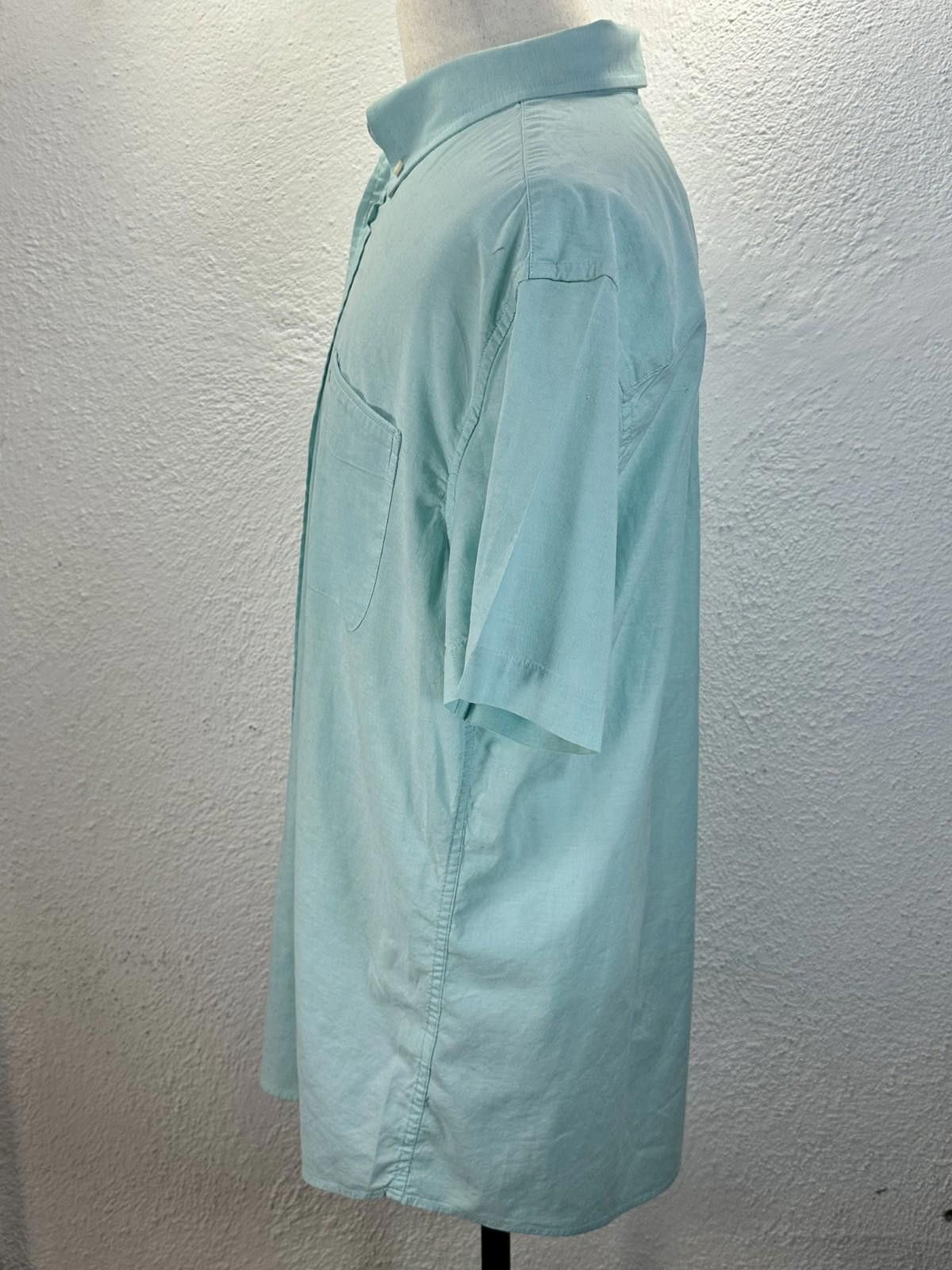 Tommy Hilfiger Tommy Hilfiger Custom Fit Casual Short Sleeve Green Mens XL Size US XL / EU 56 / 4 - 2 Thumbnail