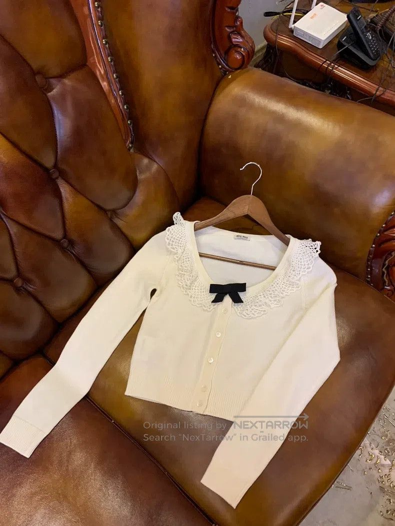Miu Miu Miu Miu 36 Knitted coat Size S / US 4 / IT 40 - 4 Thumbnail