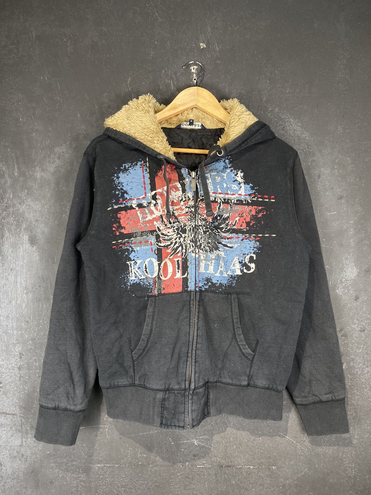 If Six Was Nine y2k Koolhaas Fur Hoodie Lgb Zipped Up Size US M / EU 48-50 / 2 - 2 Thumbnail