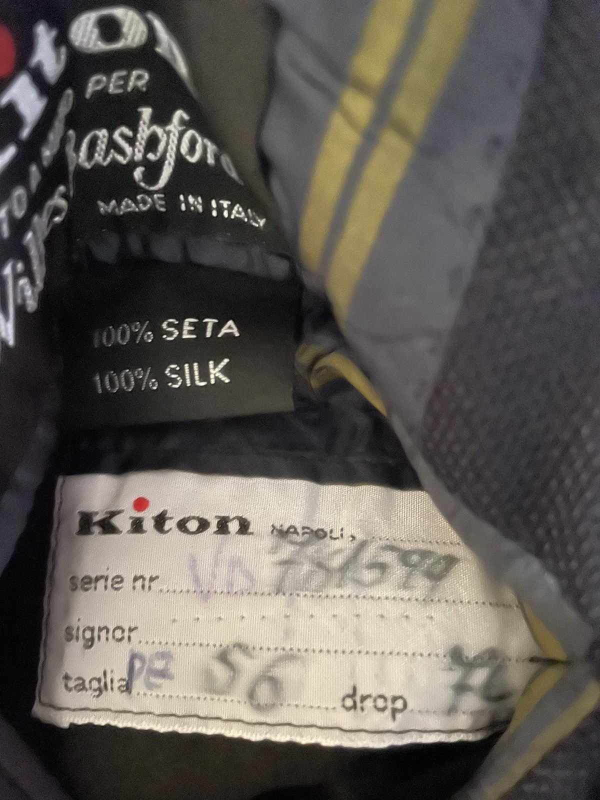 Kiton Soft Textured Silk Jacket Size 46R - 8 Thumbnail