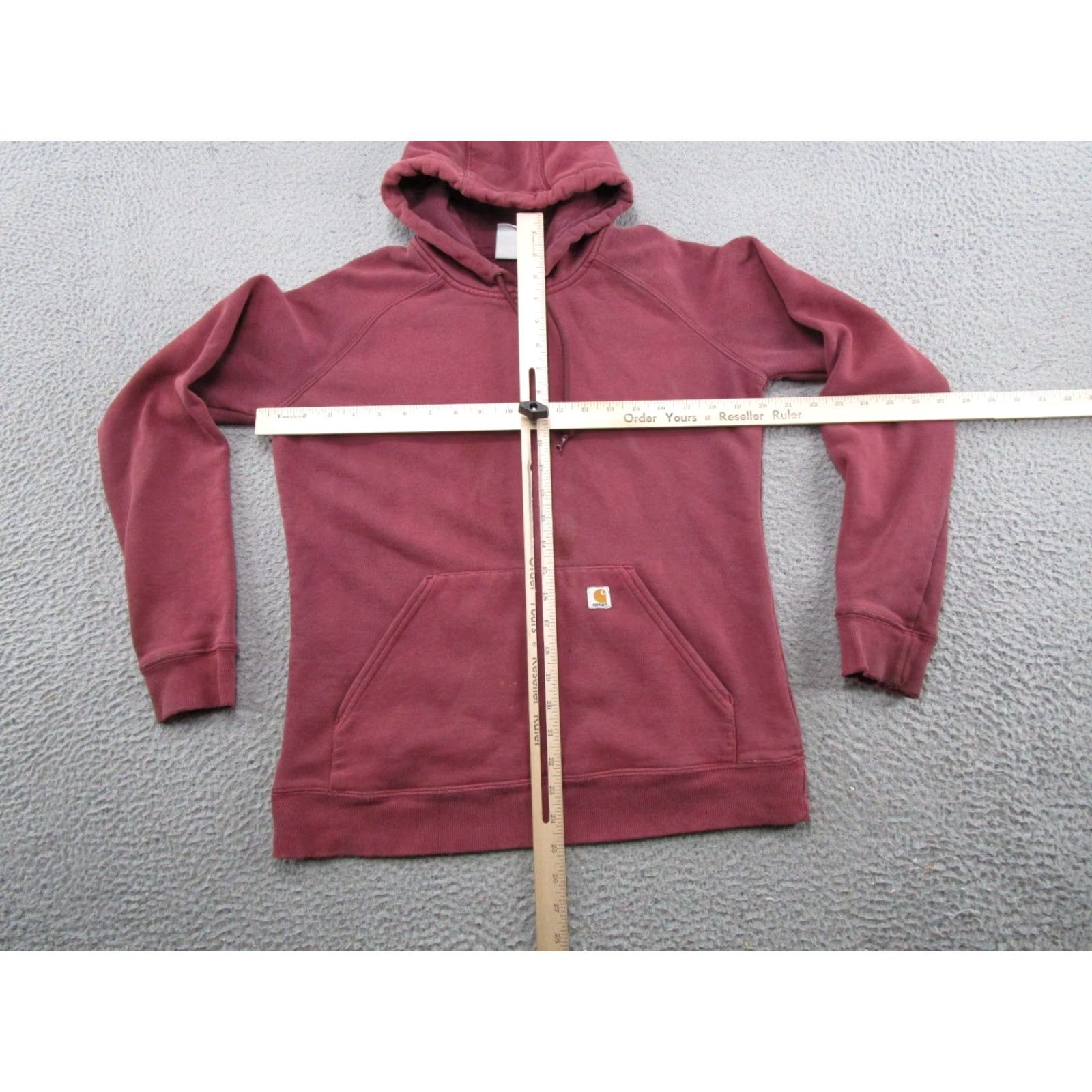 Carhartt VINTAGE Carhartt Hoodie Women XS Burgundy Red Sweatshirt WK184 Read Size XS / US 0-2 / IT 36-38 - 6 Thumbnail