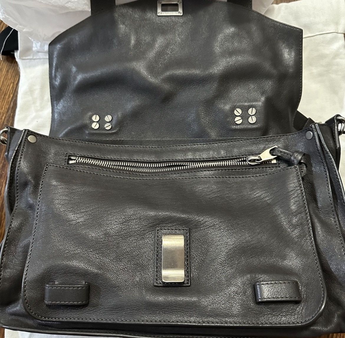 Proenza Schouler Proenza Schouler PS1 medium Brown Leather Messenger Bag Size ONE SIZE - 2 Thumbnail