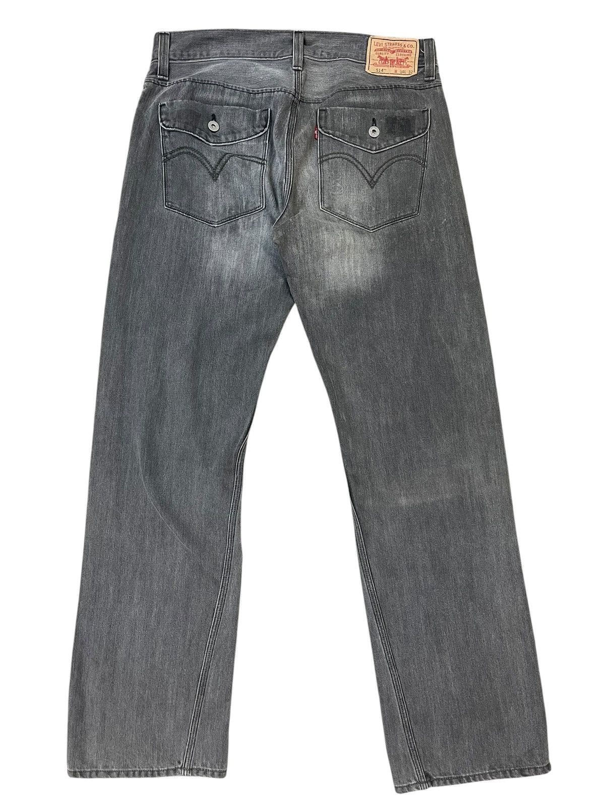 Levi's Vintage Levi’s 514 Slim Straight Jeans Streetwear Size US 34 / EU 50 - 2 Thumbnail