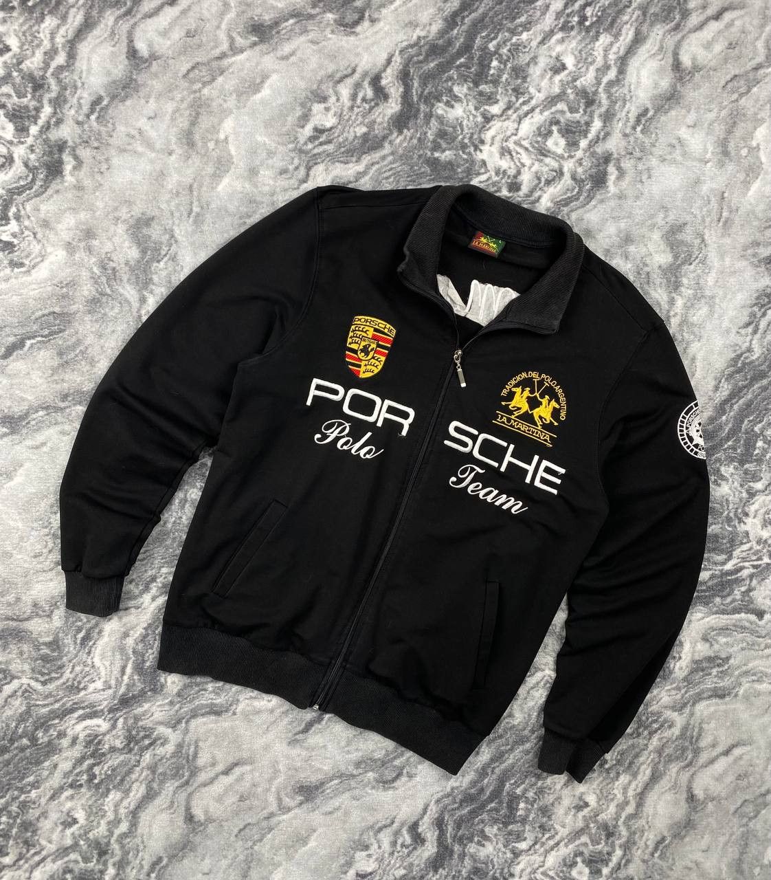 Vintage La Martina Porsche Polo Team Racing Jacket 90s Men