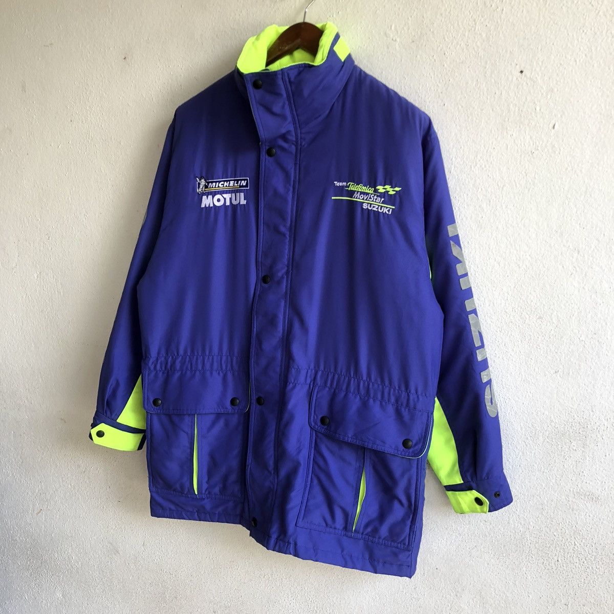 Japanese Brand SUZUKI MOVISTAR TEAM RACING jacket Size US M / EU 48-50 / 2 - 3 Thumbnail