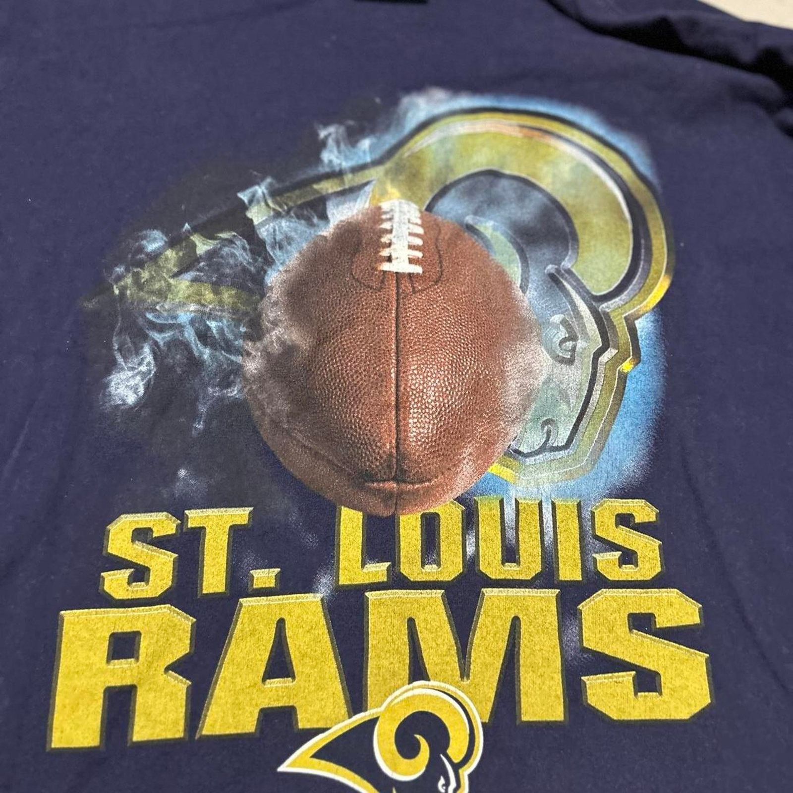 NFL **Vintage Logo Athletic St. Louis Rams NFL Long Sleeve Shirt Size US L / EU 52-54 / 3 - 3 Thumbnail