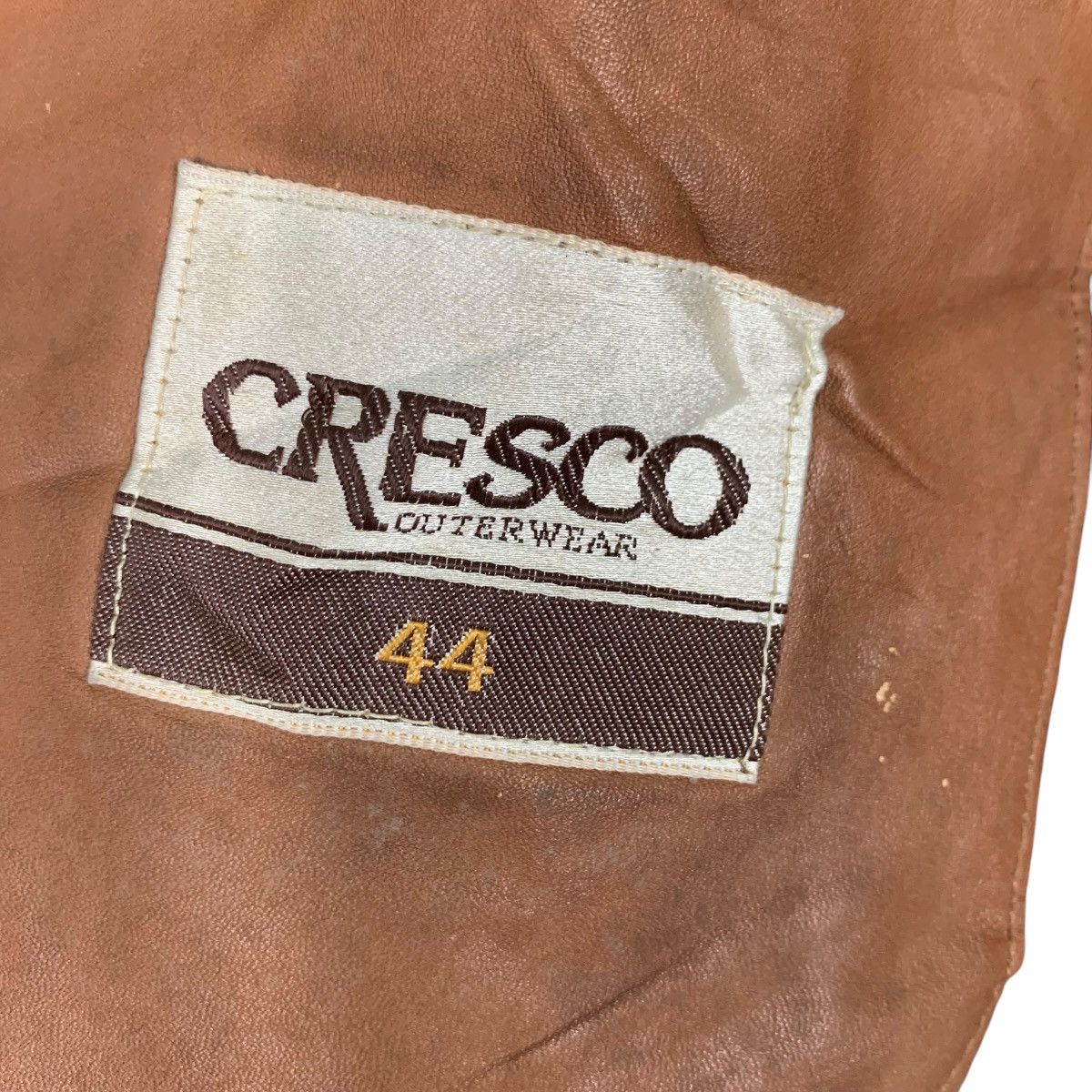 Leather 90’s CRESCO Outerwear Brown Leather Vest #2152-C95 Size US M / EU 48-50 / 2 - 15 Thumbnail