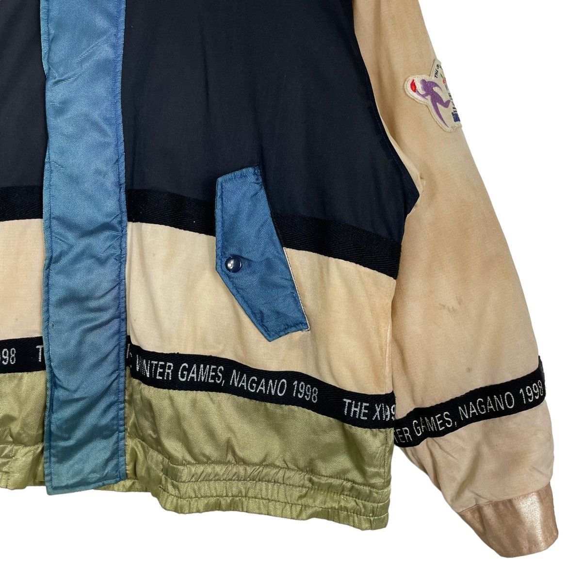 Japanese Brand × USA Olympics × Vintage 💥98 NAGANO OLYMPIC GEORGIA BOMBER JACKET Size US L / EU 52-54 / 3 - 5 Thumbnail