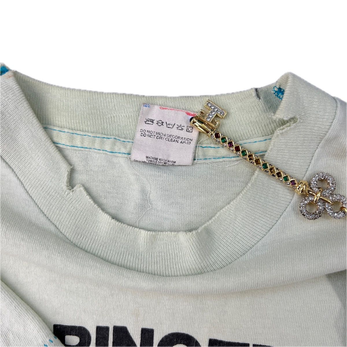 Vintage Rare 1980s FOTL vintage gun X RINGERS Bullseye Graphic Tee 🔫 Size US S / EU 44-46 / 1 - 6 Thumbnail