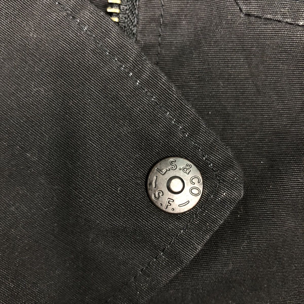 📌Vintage Chore Biker Jacket Levi's Double Collar