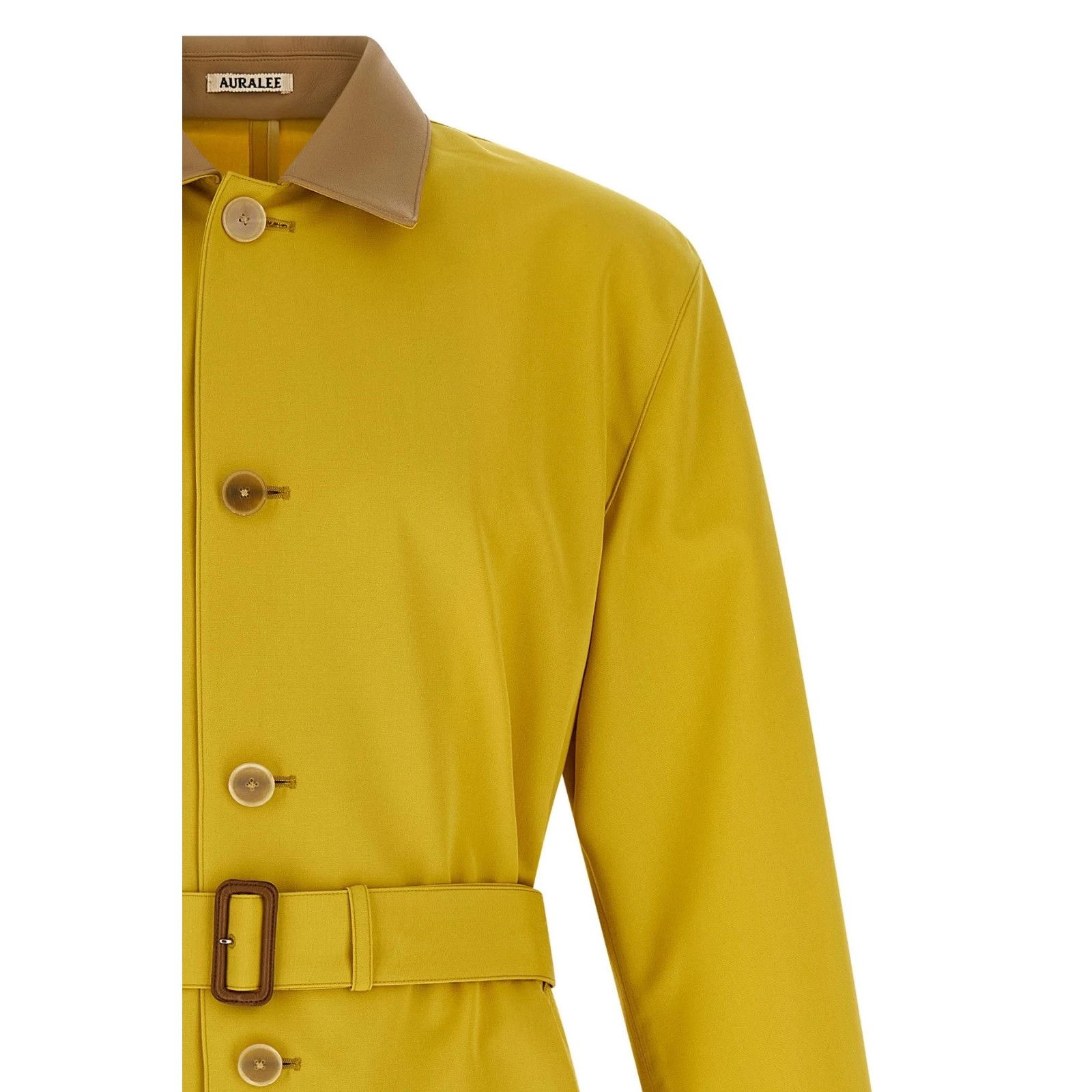 Auralee Auralee Wool Max Canvas Yellow Wool Coat New & Authentic (Me Size US L / EU 52-54 / 3 - 3 Thumbnail