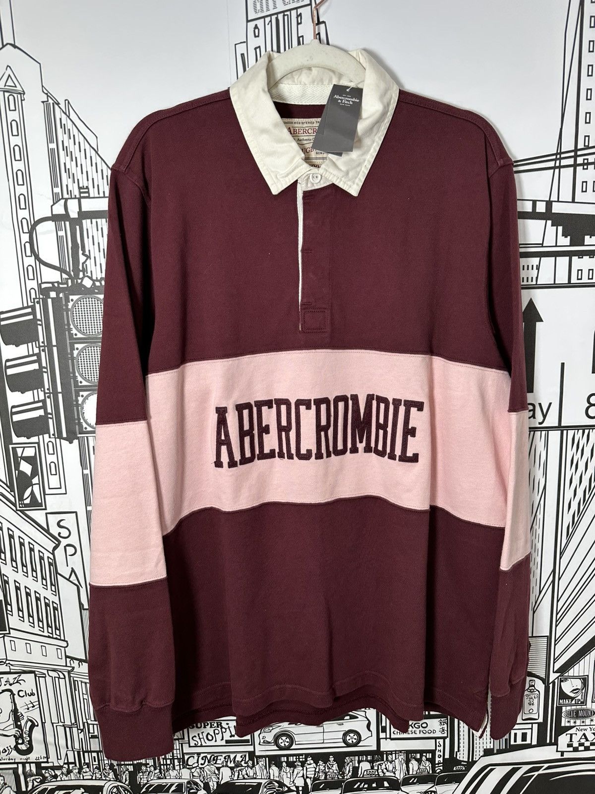 Abercrombie & Fitch Vintage 90s Abercrombie & Fitch Rugby NWT XXL Size US XXL / EU 58 / 5 - 1 Thumbnail
