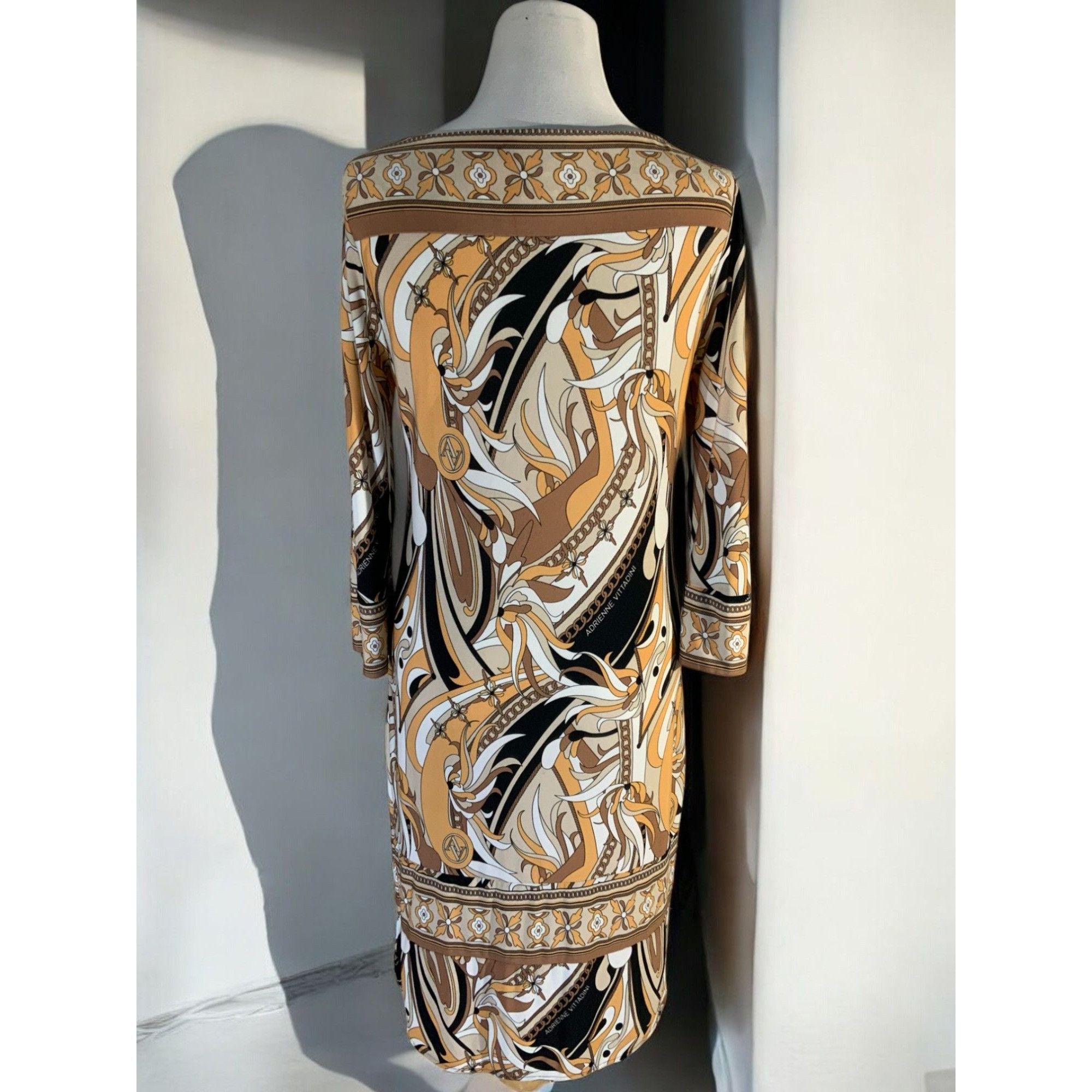 Designer Adrienne Vittadini Womens Small Midi Designer Dress Size S / US 4 / IT 40 - 7 Thumbnail