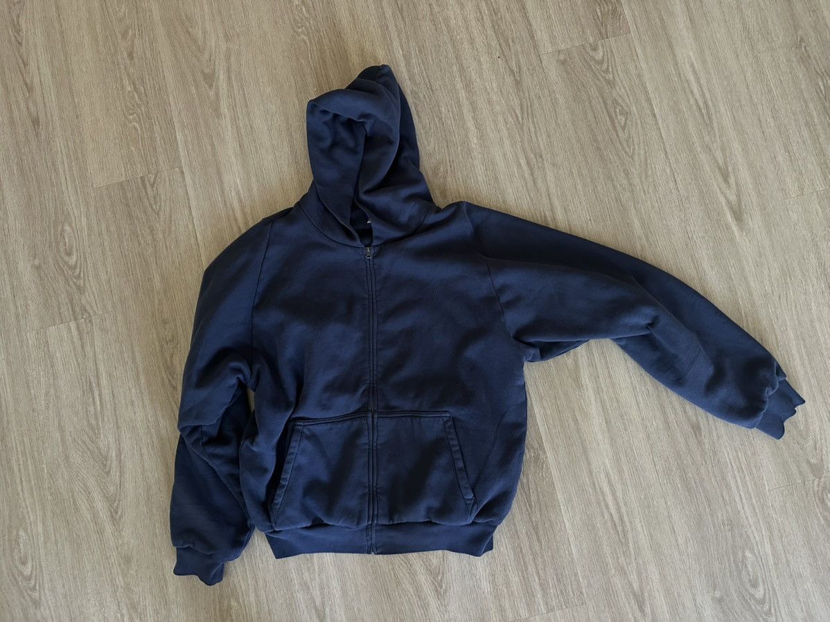 Yeezy YZY GAP ZIP HOODIE ネイビー M Yeezy YZY X GAP Heavyweight Sweatshirt Hoodie Unreleased