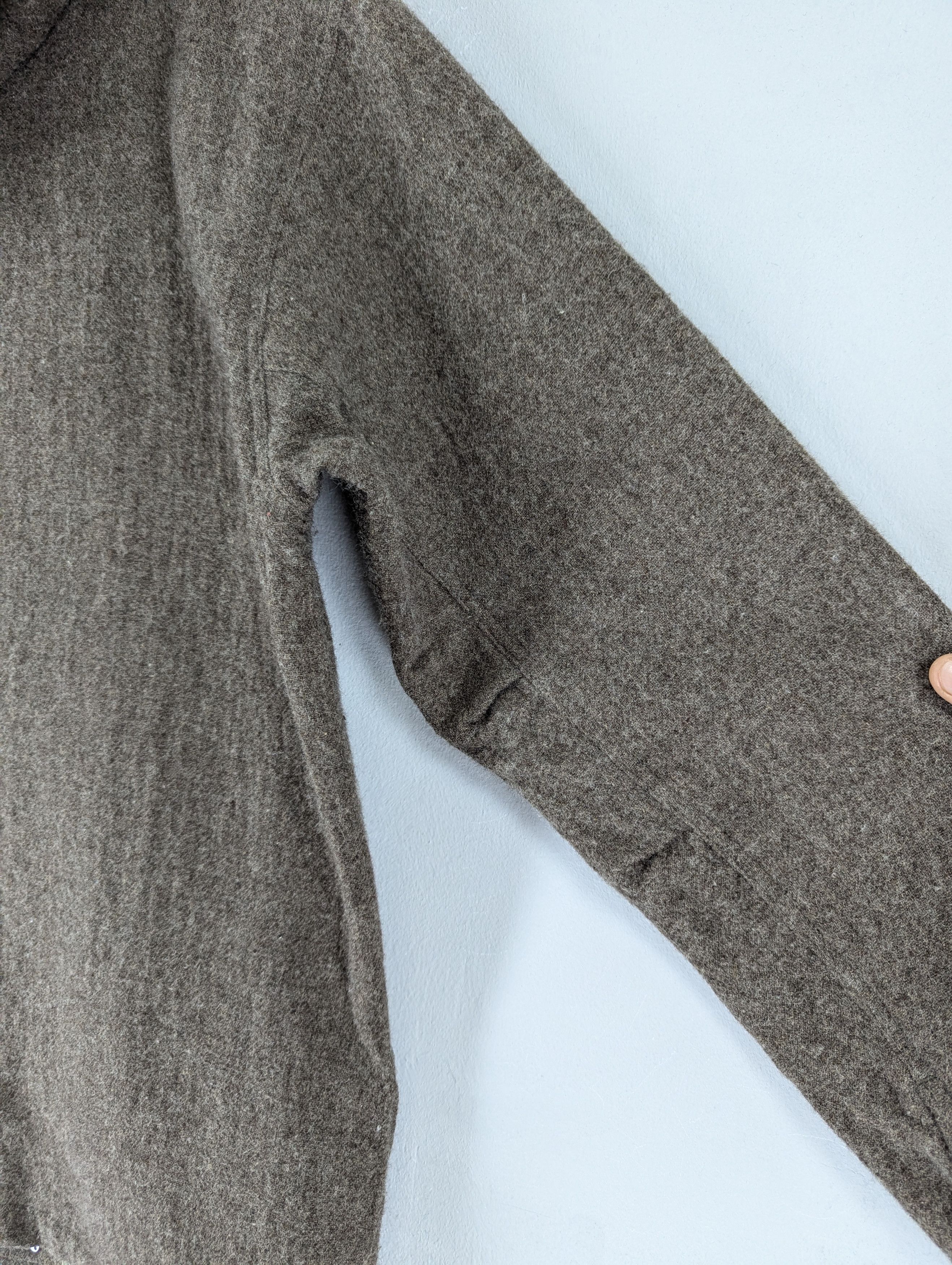 Designer × Paul Smith Paul Smith Cotton Wool Mix Tweed Double Hood Coat Jacket Size US L / EU 52-54 / 3 - 15 Thumbnail