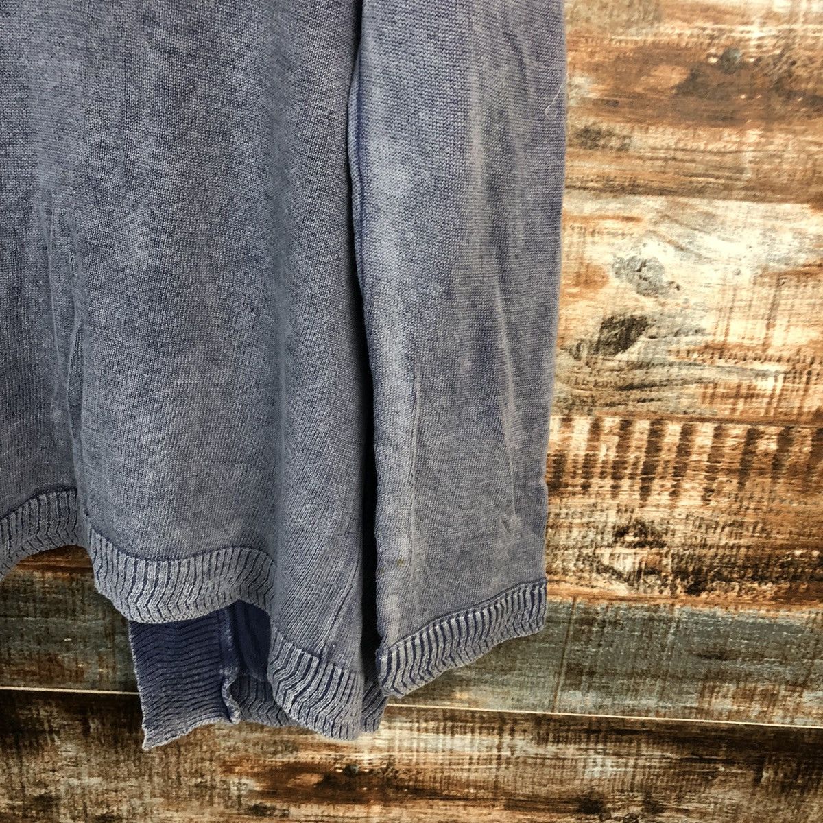 Faded Glory × Homespun Knitwear × Japanese Brand DL Growth By Gril faded Hoodie cardigan Knitwear #C602 Size US L / EU 52-54 / 3 - 16 Thumbnail