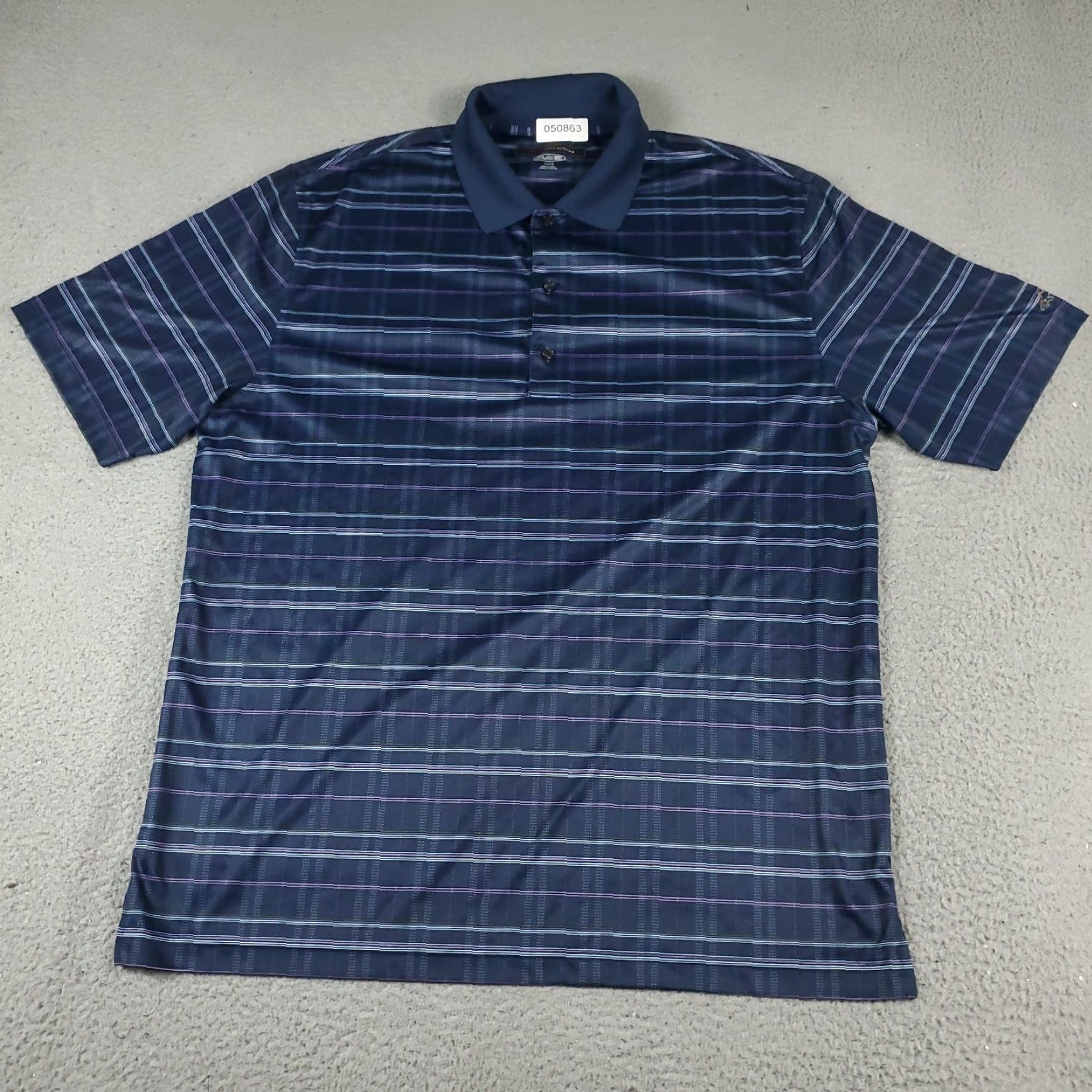 Vintage Greg Norman Polo Shirt Mens XL Blue Plaid Shark Golf Casual Short Sleeve Shirt Shoes? Size US XL / EU 56 / 4 - 2 Thumbnail