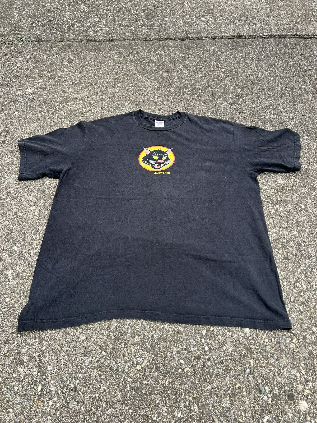 Supreme Supreme Black Cat Tee SS20 Black Size XL Size US XL / EU 56 / 4 - 8 Thumbnail