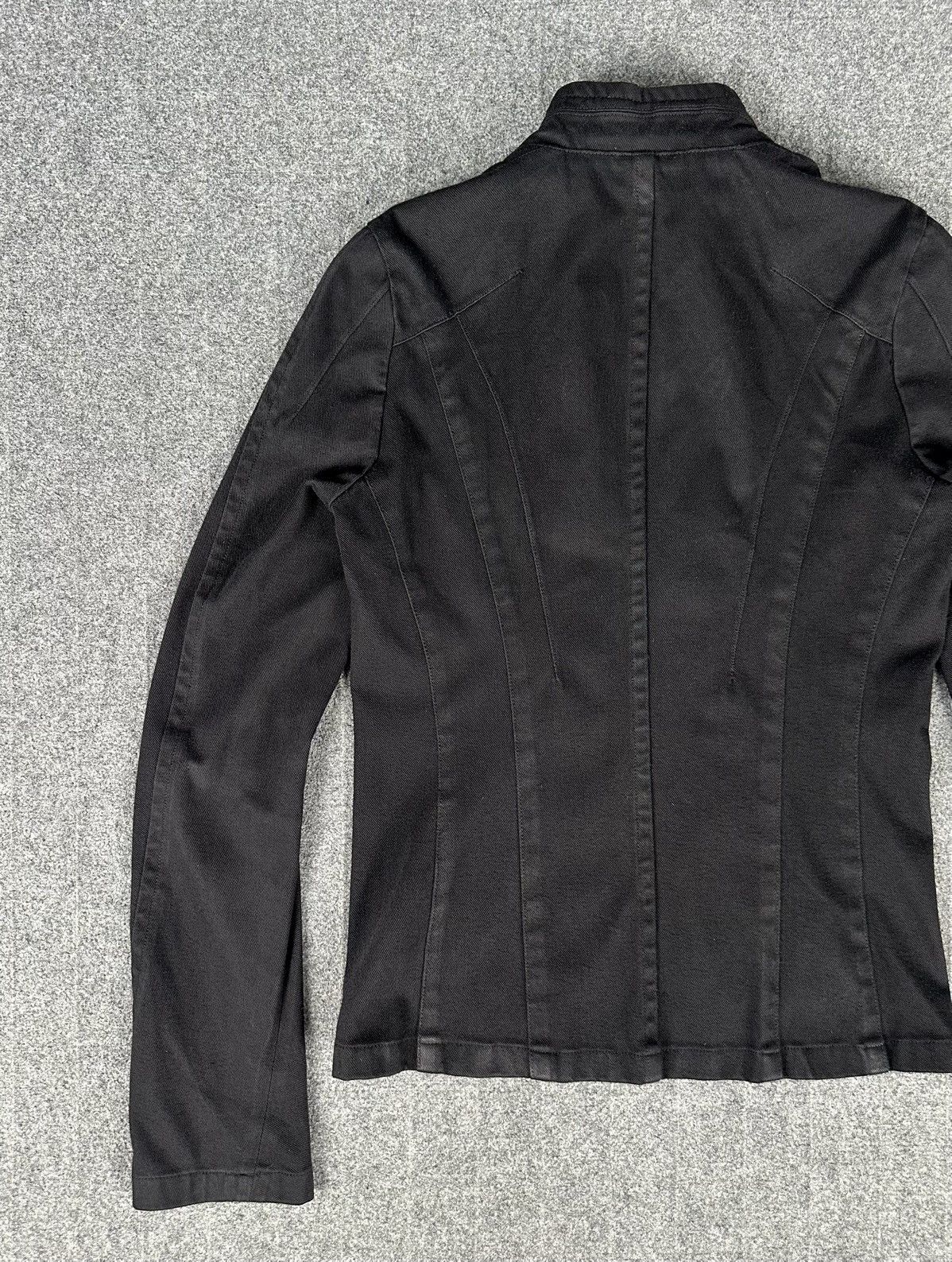 Julius Julius - SS12 “Edge” Waxed Funnel Neck Banana Sleeve Jacket Size US M / EU 48-50 / 2 - 10 Thumbnail