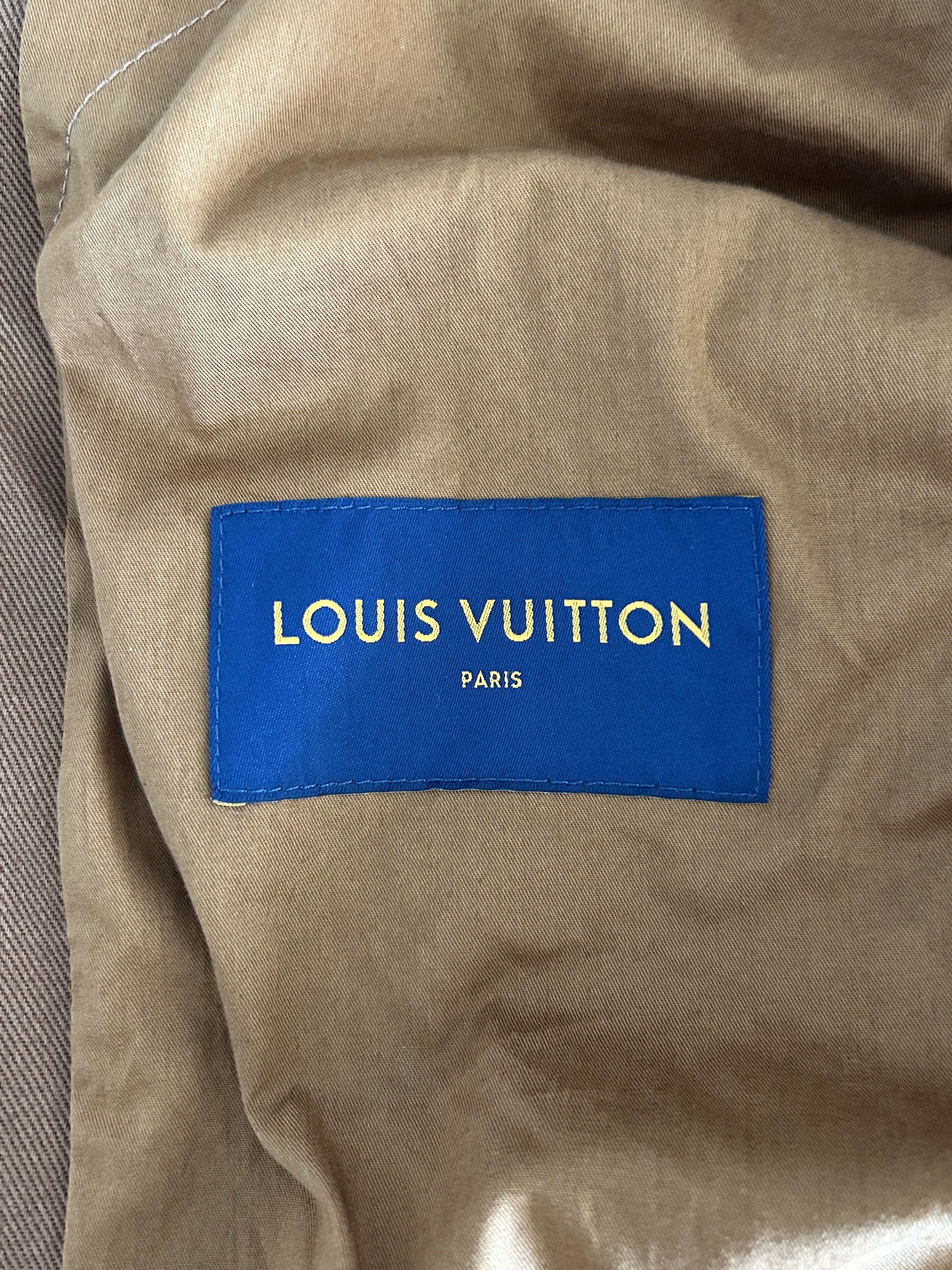 Louis Vuitton Brown & Orange Monogram Carpenter Hooded Jacket Size US M / EU 48-50 / 2 - 3 Thumbnail