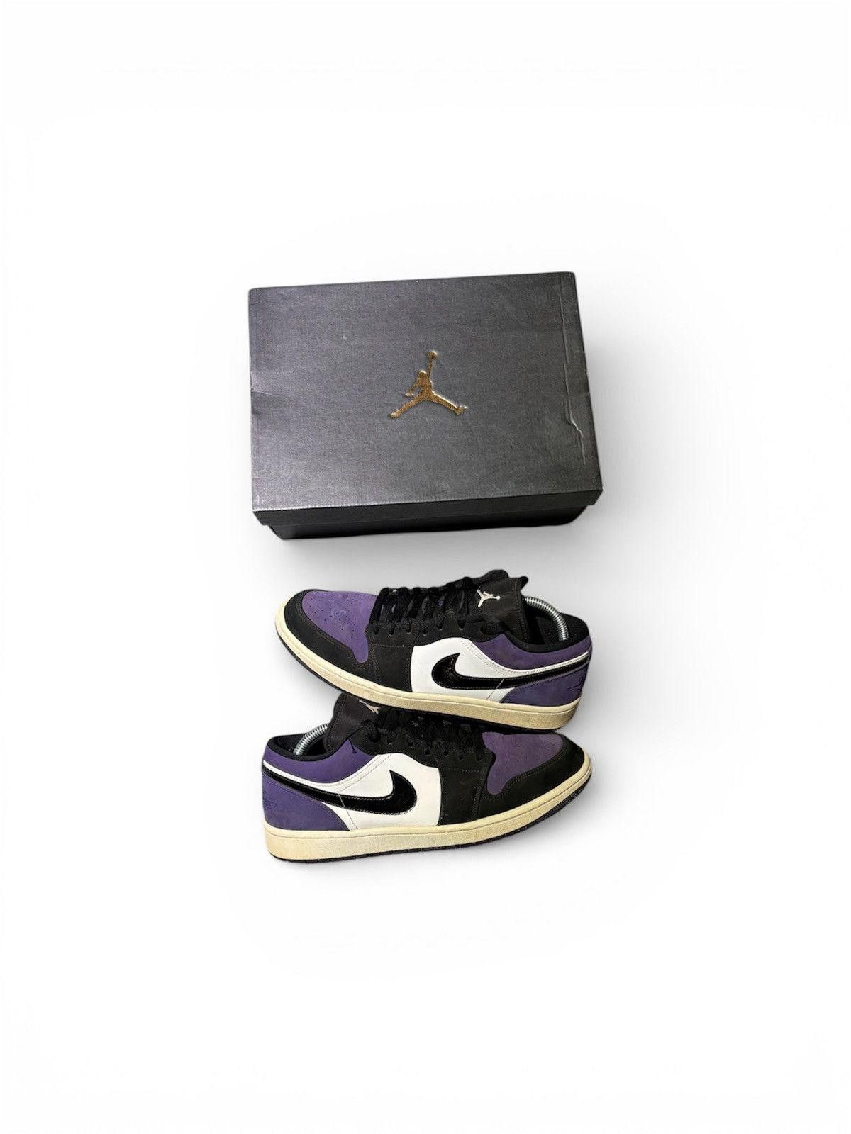 Jordan Brand Jordan 1 Low Court Purple Size US 10.5 / EU 43-44 - 1 Thumbnail
