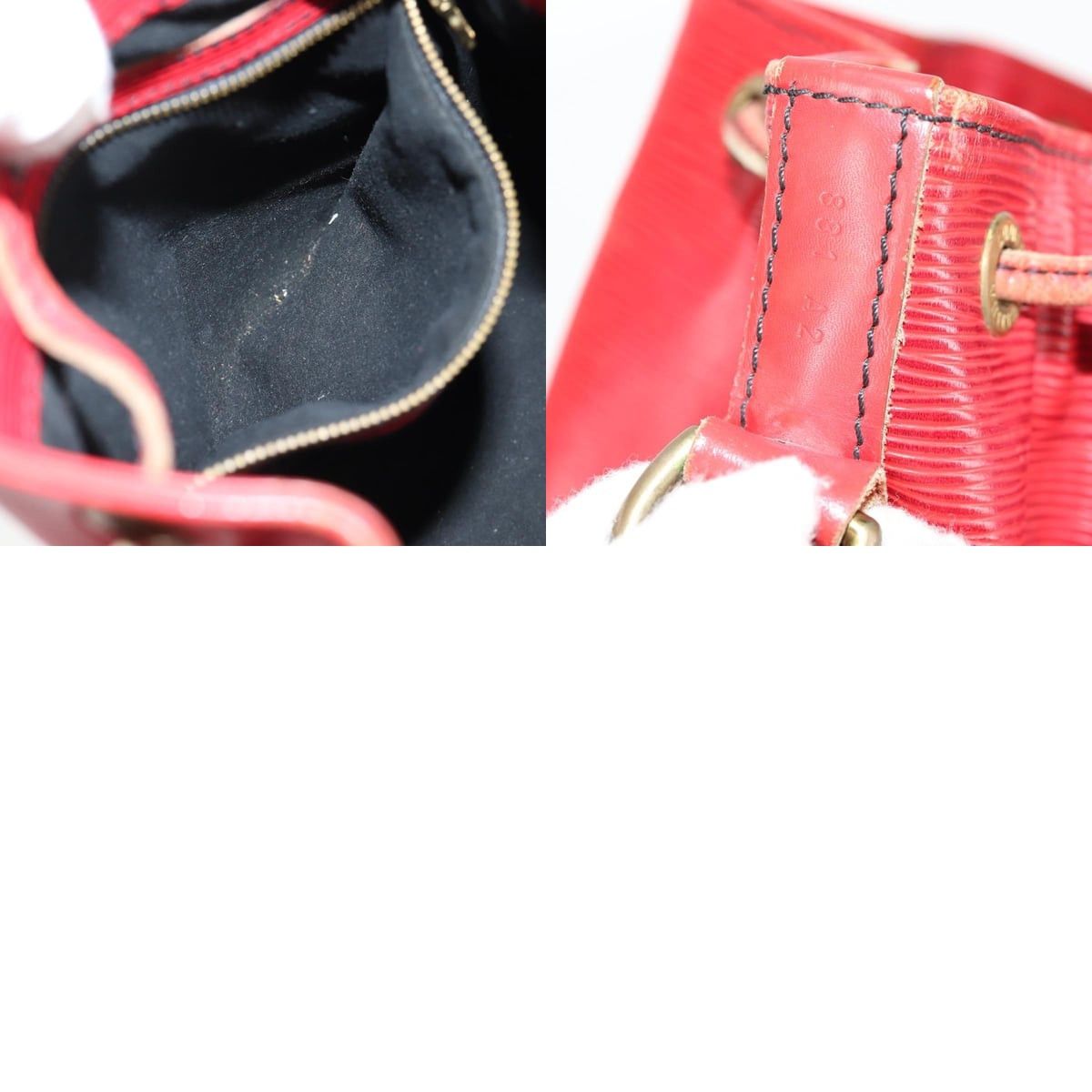 Louis Vuitton LOUIS VUITTON Epi Petit Noe Shoulder Bag Red M44107 Size ONE SIZE - 13 Thumbnail