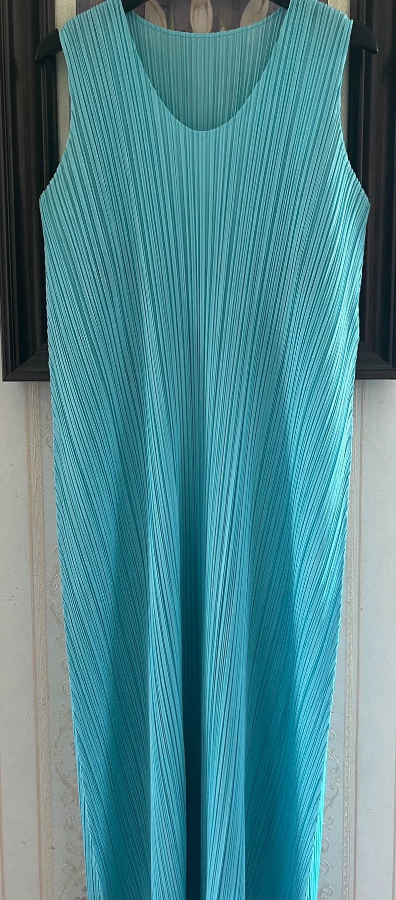 Issey Miyake Issey Miyake size:2 Light blue vest dress Size M / US 6-8 / IT 42-44 - 2 Thumbnail