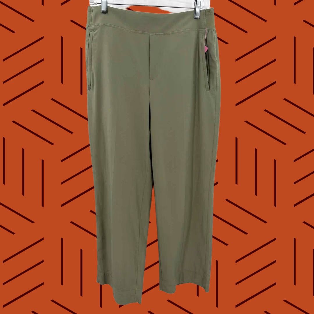 Athleta Athleta Green 10P Pull On Pants Size 32" / US 10 / IT 46 - 1 Thumbnail